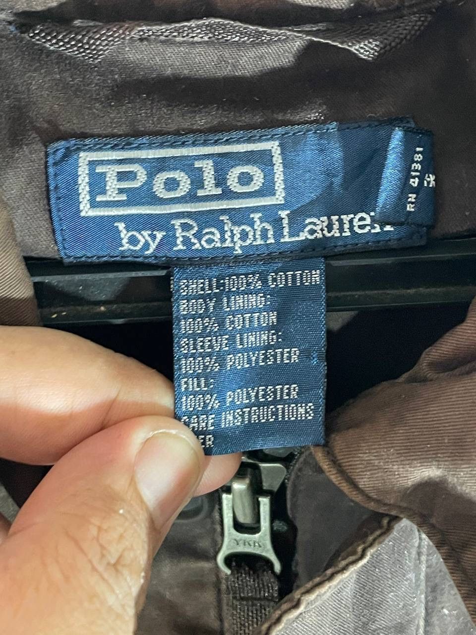 Polo Ralph Lauren Vintage 90s polo jacket button up hoodie size M Size US M / EU 48-50 / 2 - 8 Thumbnail
