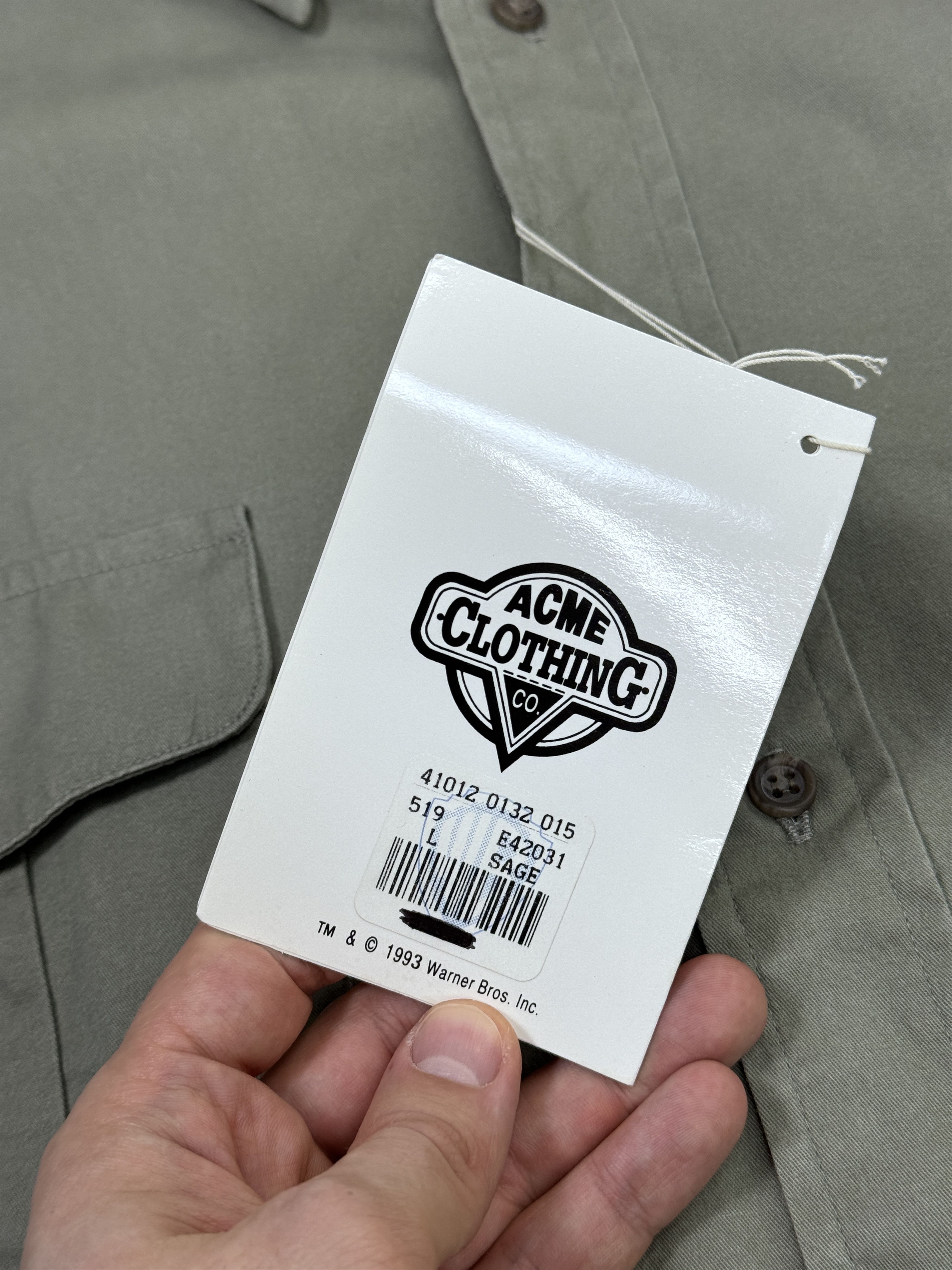 Acme Clothing × Vintage × Warner Bros 1993 Acme Clothing Looney Tunes Shirt Bugs Bunny Equestrian Size US L / EU 52-54 / 3 - 11 Thumbnail