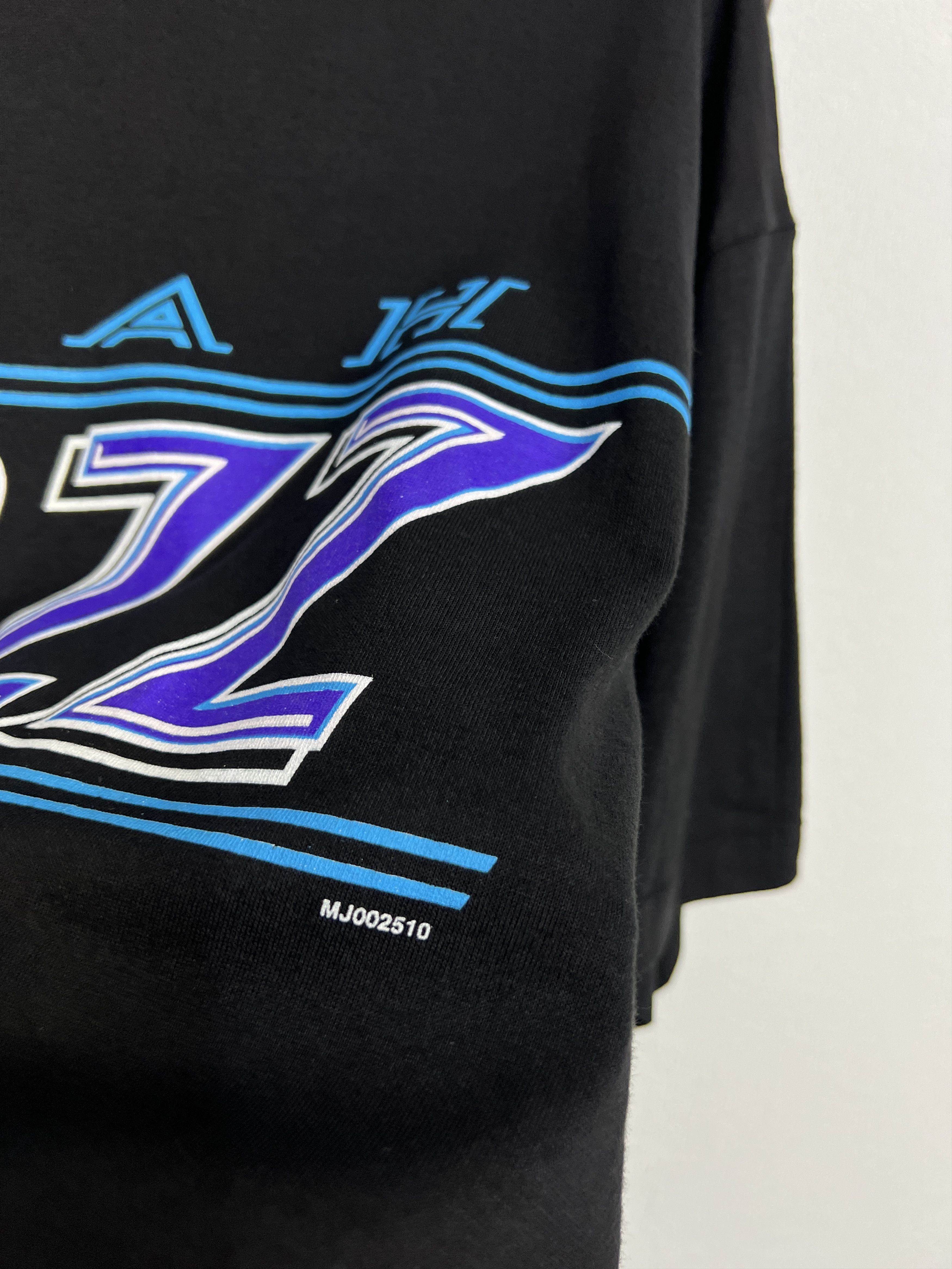 Vintage Utah Jazz Over Print Shirt NBA Big Logo Jersey Rare Size US XL / EU 56 / 4 - 4 Thumbnail