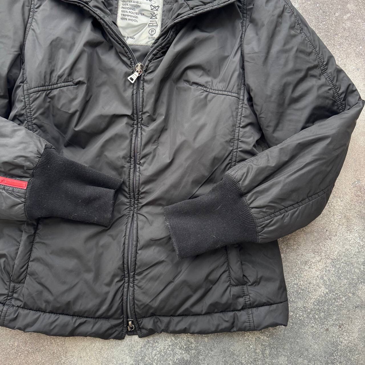 Prada Prada Red Tab Logo Vintage Zip Jacket Size M / US 6-8 / IT 42-44 - 5 Thumbnail