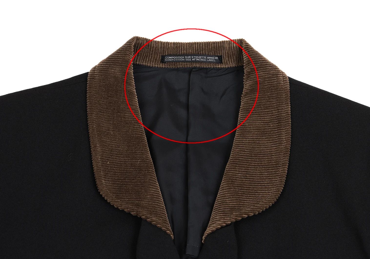 Yohji Yamamoto Yohji Yamamoto Corduroy Wool Gabardine Set Up Size US M / EU 48-50 / 2 - 4 Thumbnail