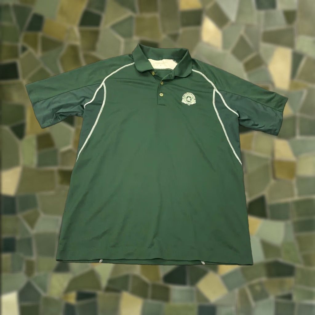 Nike VINTAGE Nike Golf Polo Shirt Mens Large Green Dri-Fit Embroidered 2011 PGA Championship Size US L / EU 52-54 / 3 - 1 Thumbnail