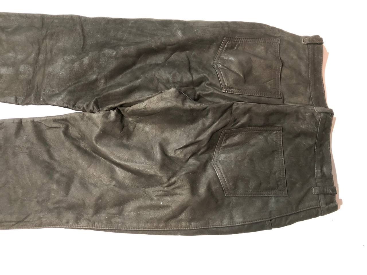 Leather × Vintage Benany Leather Biker Pants Vintage Size US 30 / EU 46 - 8 Thumbnail