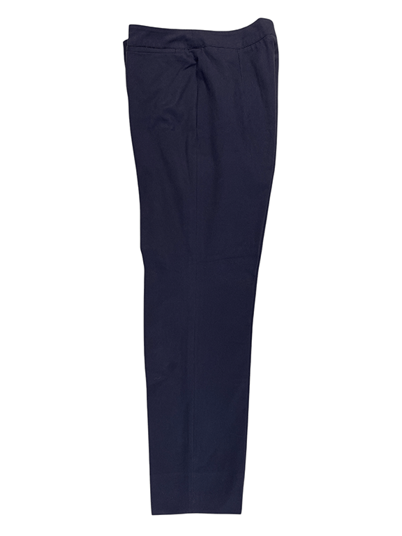Piazza Sempione Navy tapered cigarette pant with waistband Size 30" / US 8 / IT 44 - 6 Thumbnail