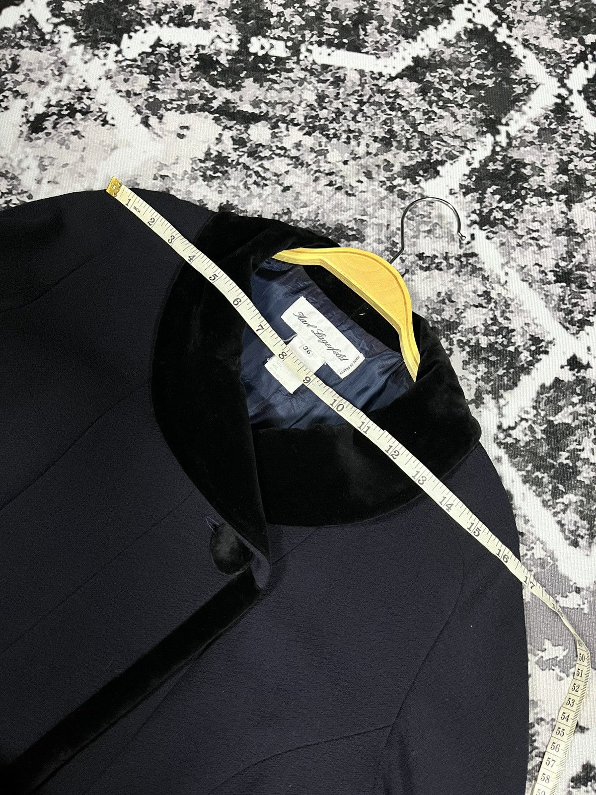 Karl Lagerfeld Karl Lagerfeld vintage long jacket Size S / US 4 / IT 40 - 22 Thumbnail