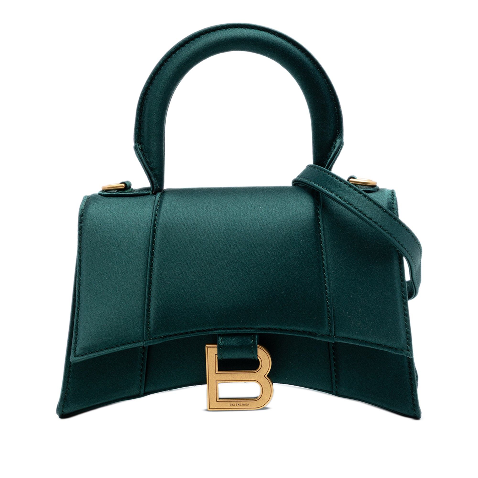 Balenciaga Satin Hourglass Top Handle Bag XS Size ONE SIZE - 1 Thumbnail