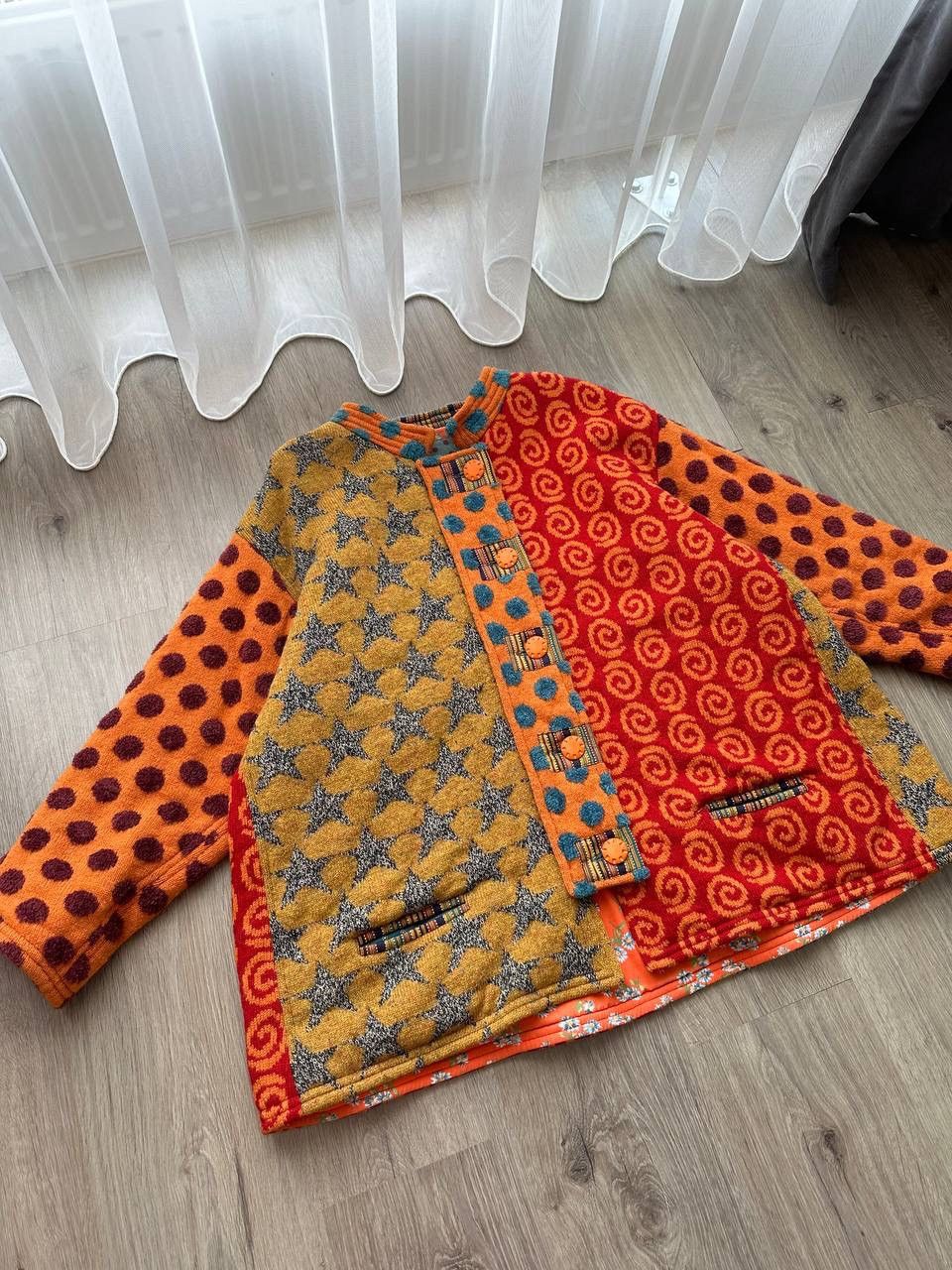 Japanese Brand × Vintage Vintage EARLY 90’S JO SHEFFIELD DESIGN Wool KNIT JACKET Size US L / EU 52-54 / 3 - 18 Thumbnail