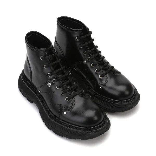 Alexander McQueen o1y1024 Ankle Boots in Black Size US 9 / EU 42 - 1 Thumbnail