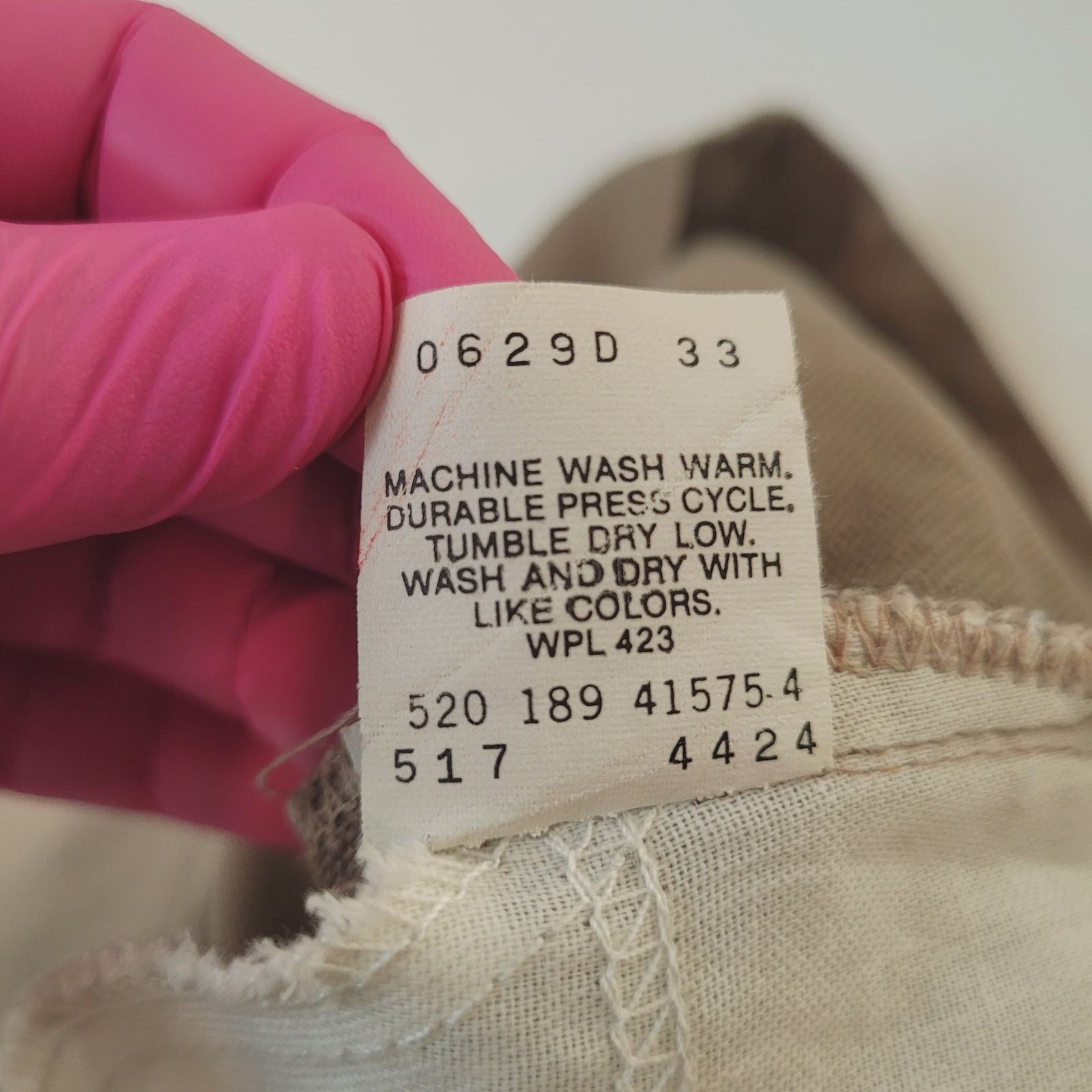 Levi's VTG 70s Levi's 517 Sta-Prest Polyester Jeans 39x26 Dacron Size US 39 - 8 Thumbnail