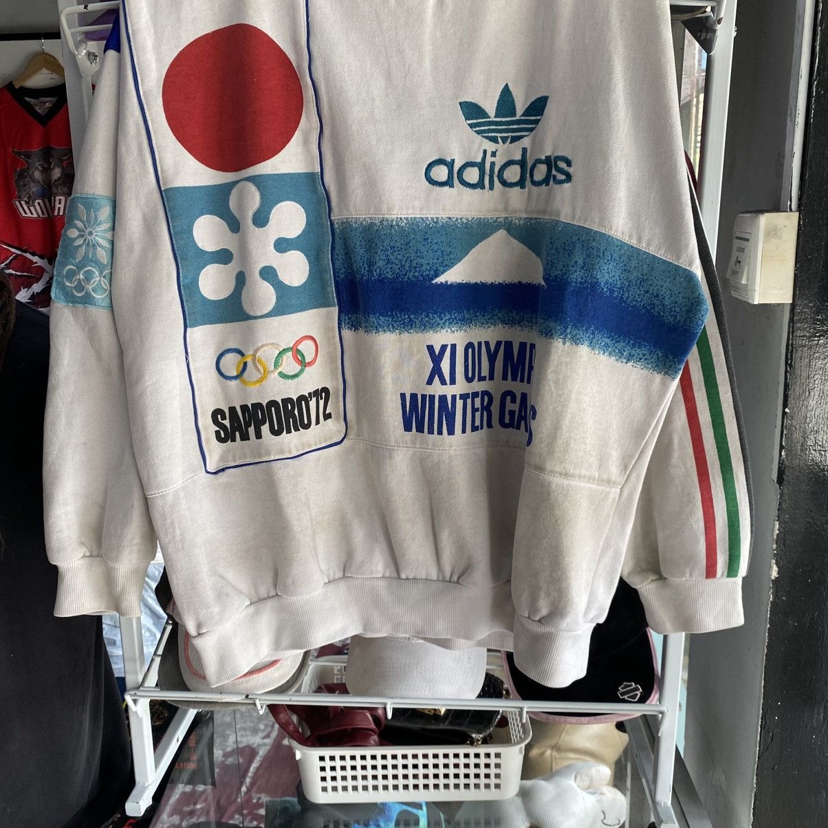 Adidas × USA Olympics × Vintage Vintage Adidas 1972 Sapporo Winter Olympic Games Sweatshirt Size US XL / EU 56 / 4 - 4 Thumbnail
