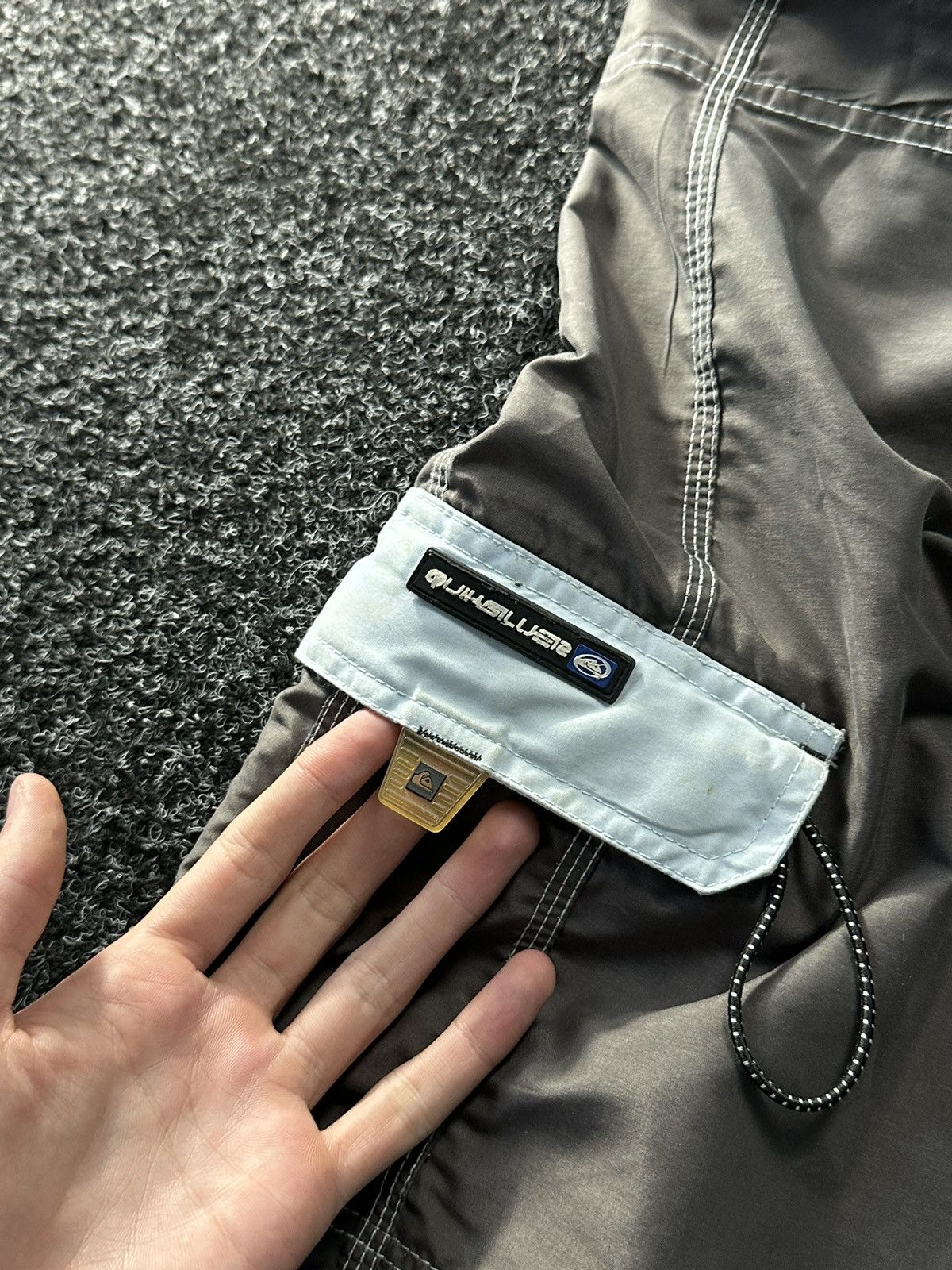 Quiksilver × Vintage 🚨Vintage Quicksilver OVER PRINT Japanese Surf style Shorts Size US 32 / EU 48 - 6 Thumbnail