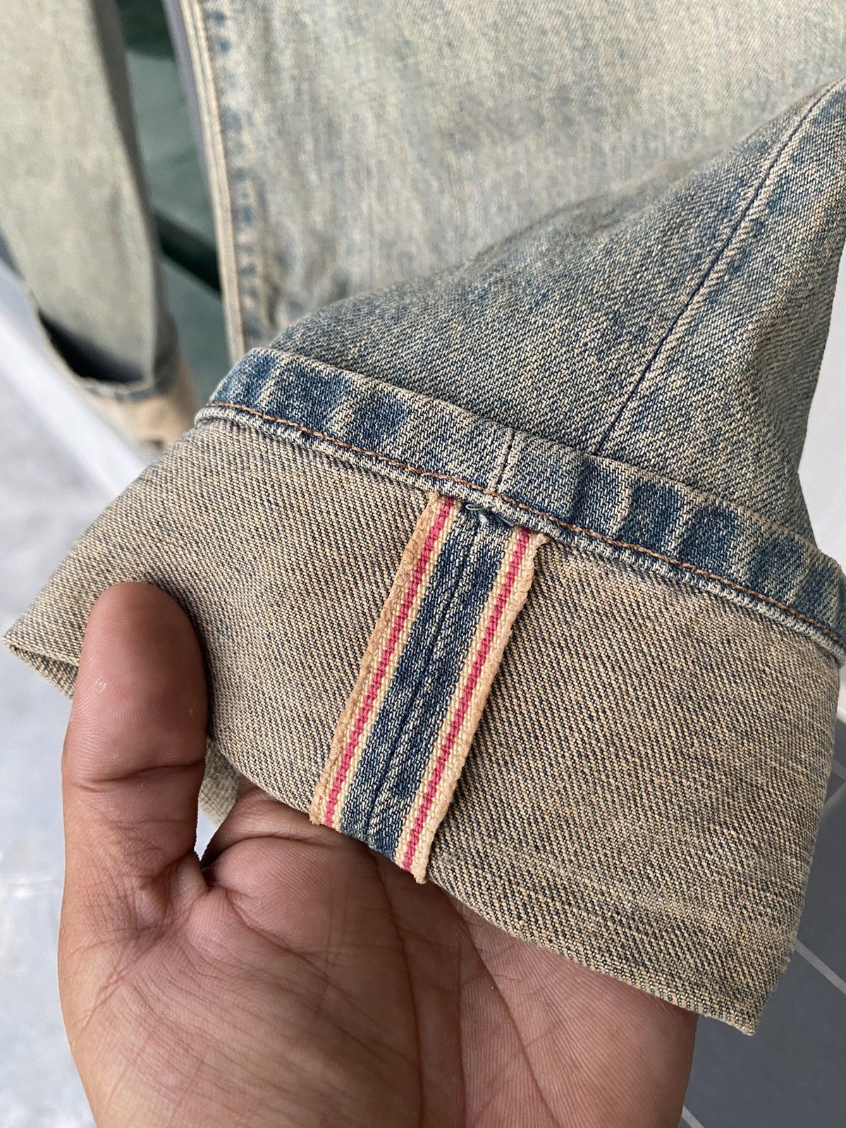 Vintage × Wrangler Vintage Wrangler Seasoned Selvedge Size US 29 - 6 Thumbnail