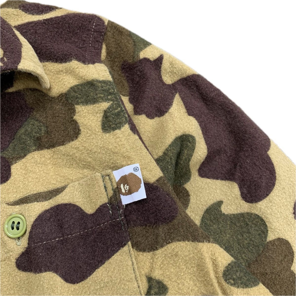 Bape × Vintage Vintage A Bathing Ape Iconic Camouflage Flanel Shirt Size US M / EU 48-50 / 2 - 5 Thumbnail