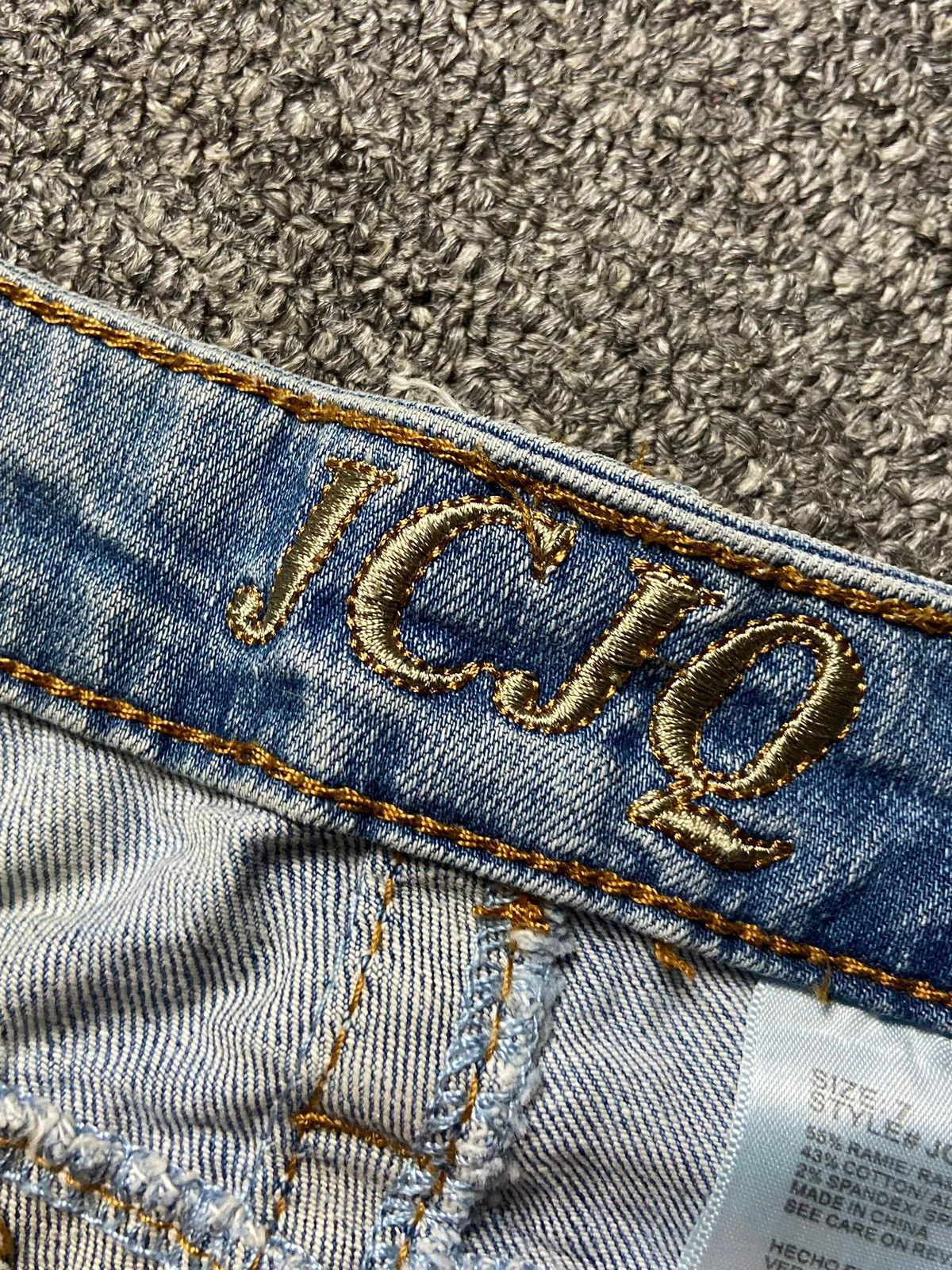 Japanese Brand JCJQ Brand Distressed Denim Ripped Jeans (162) Size 30" / US 8 / IT 44 - 3 Thumbnail
