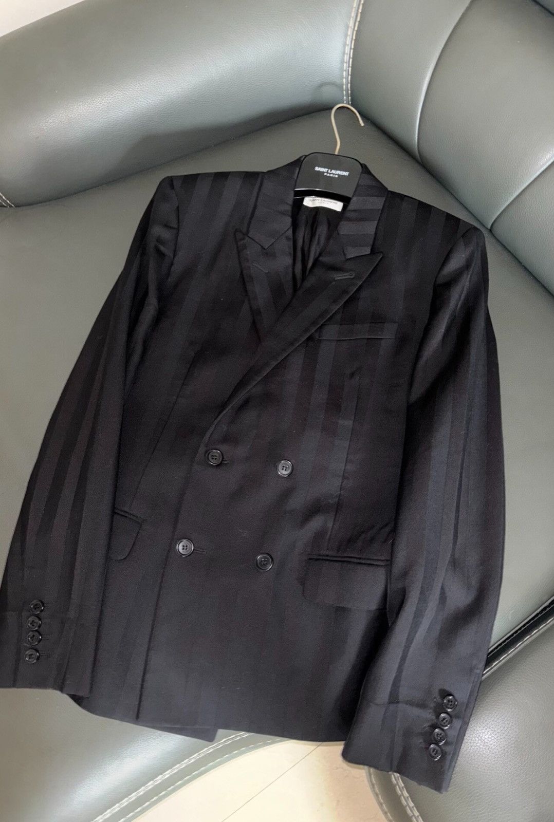 Saint Laurent Paris Saint Laurent SLP 2019FW Runway Double-Breasted Suit Size 46S - 1 Thumbnail