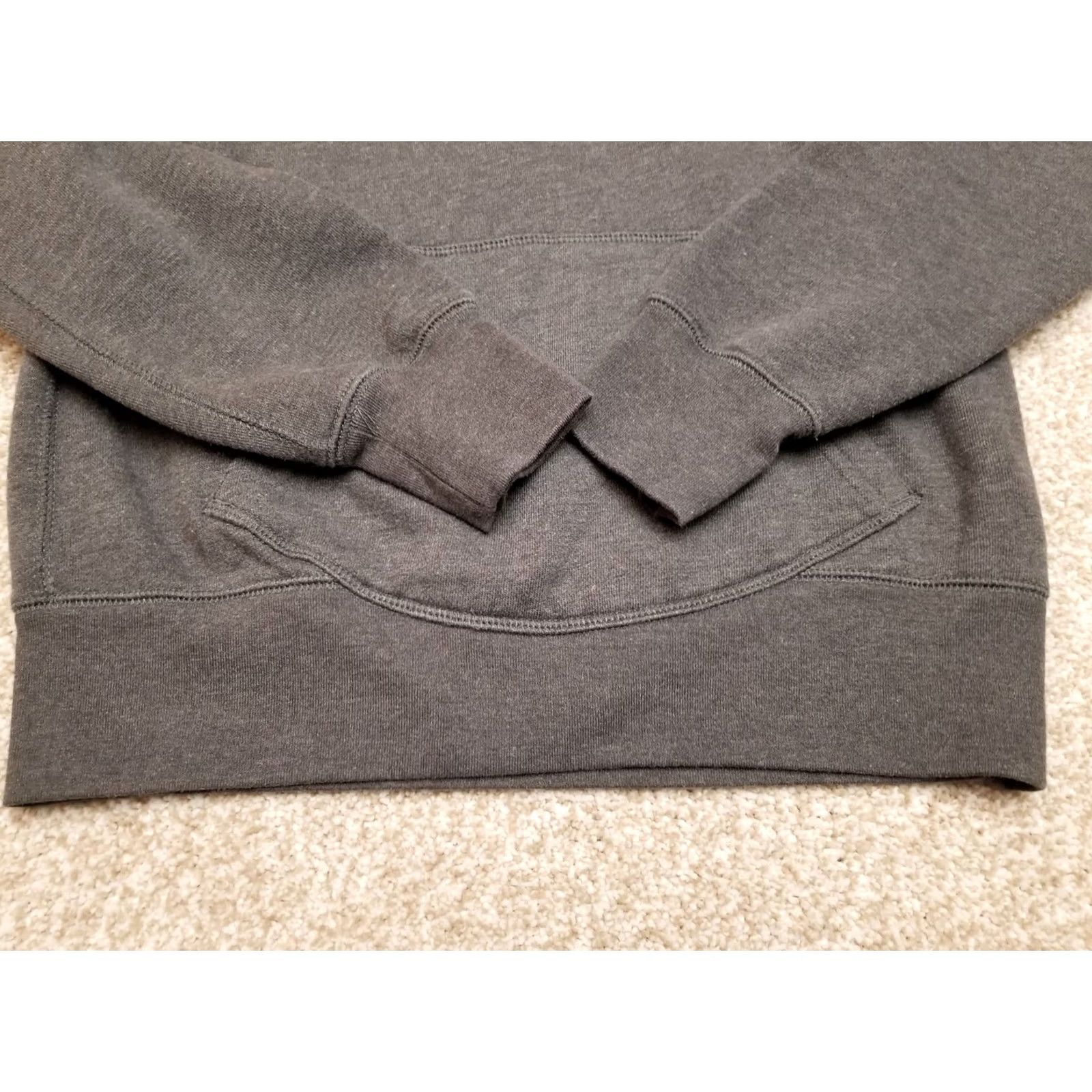 J.Crew J.CREW Hoodie Men XS Gray Fleece Hooded Pullover 100% Cotton Knit Seasonal Outdoor Classic Pullover Mens Size US XS / EU 42 / 0 - 4 Thumbnail