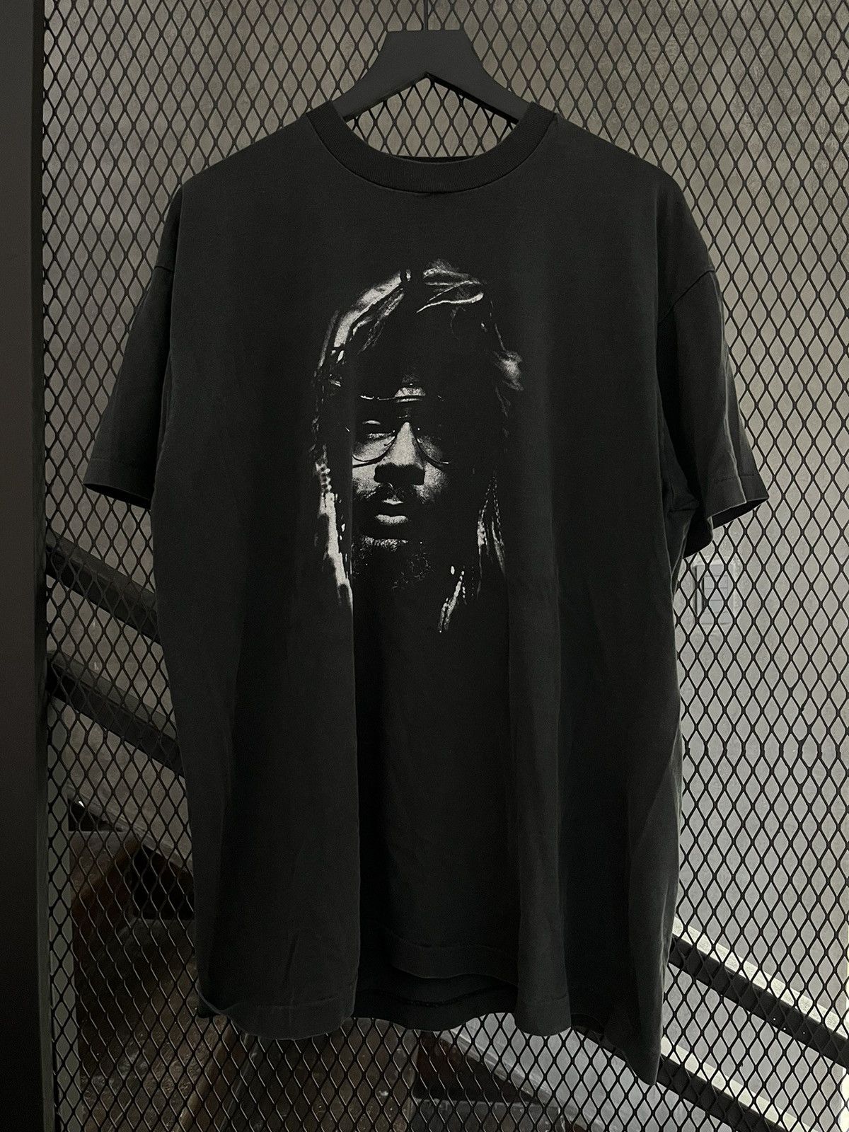 image of Archival Clothing Vintage 1990S George Clinton “Hey Man… Smell My Finger” in Black, Men's (Size XL)