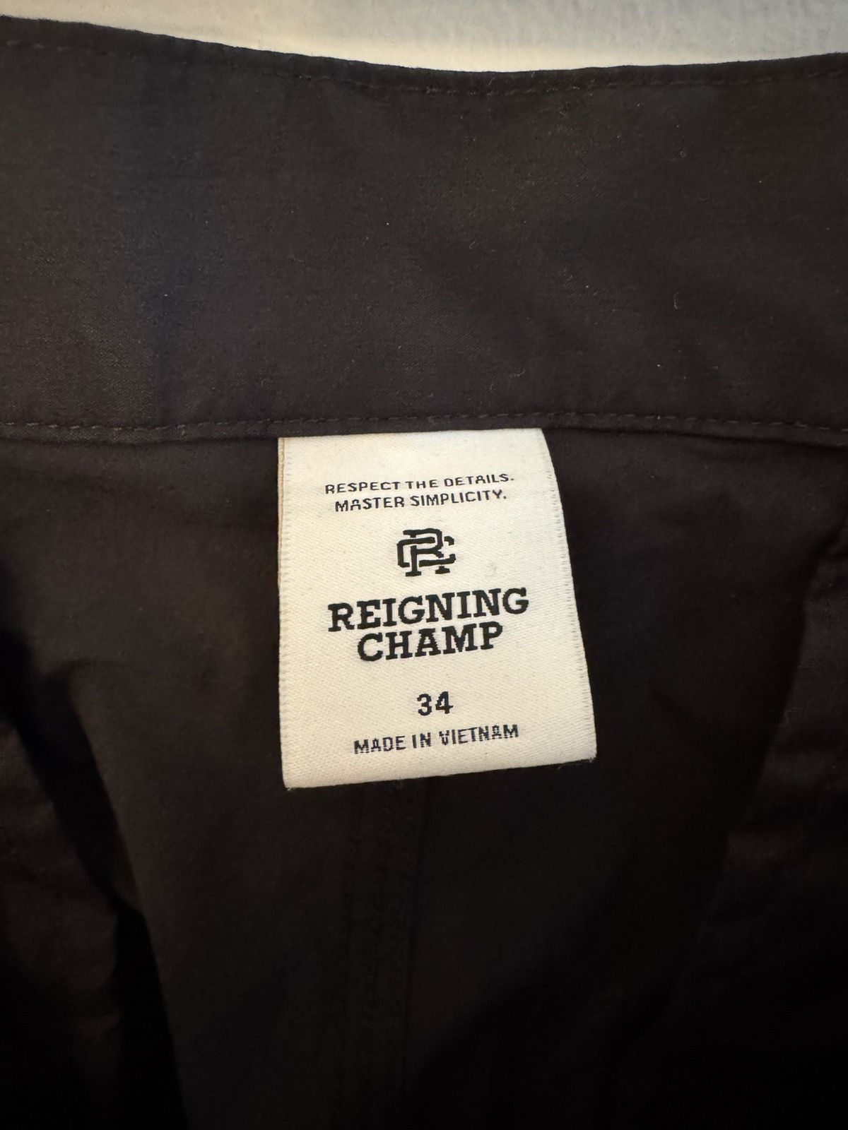Reigning Champ REIGNING CHAMP Sophomore Black Cotton Pleated Pants Size 34 Size US 34 / EU 50 - 3 Thumbnail