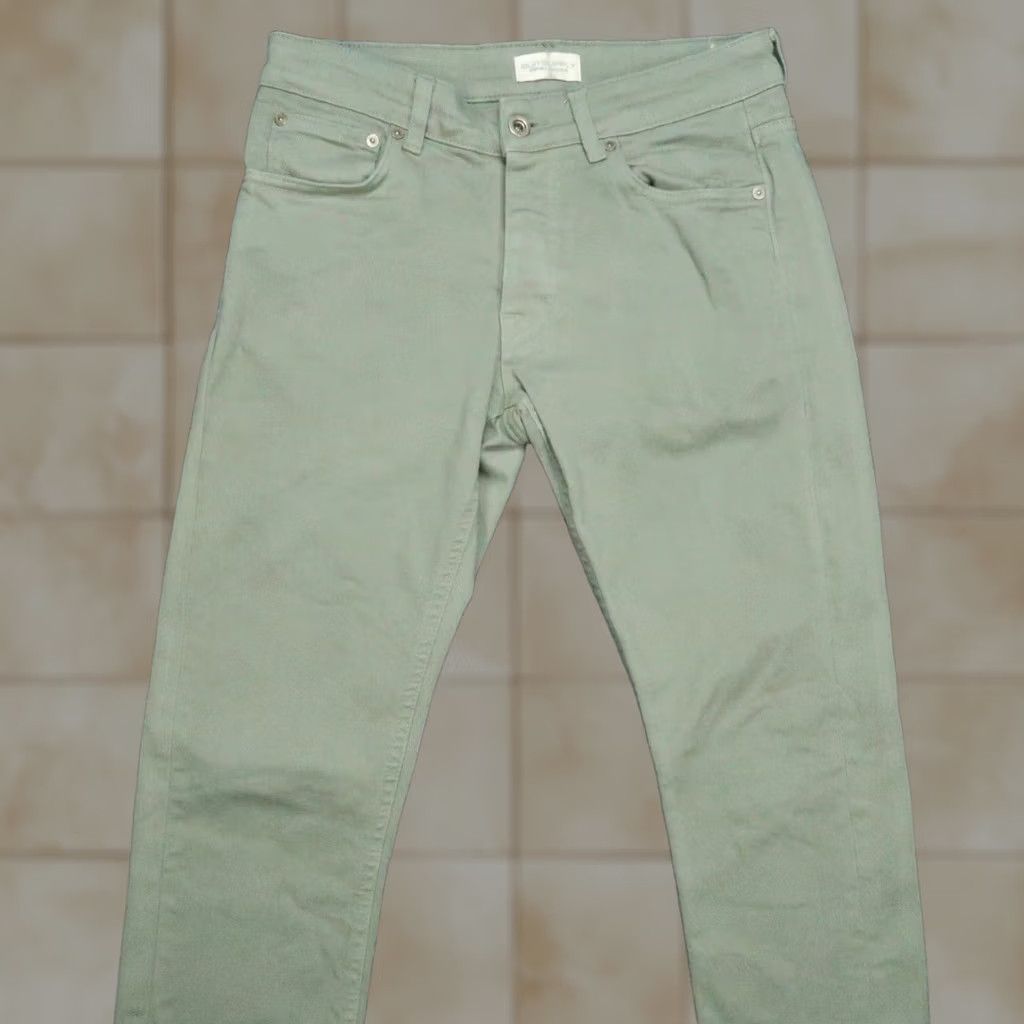Suitsupply Suitsupply Jeans Mens 28x30 Green 5-Pocket Denim Button Fly Stretch Italy Regular Capable Size US 28 / EU 44 - 1 Thumbnail