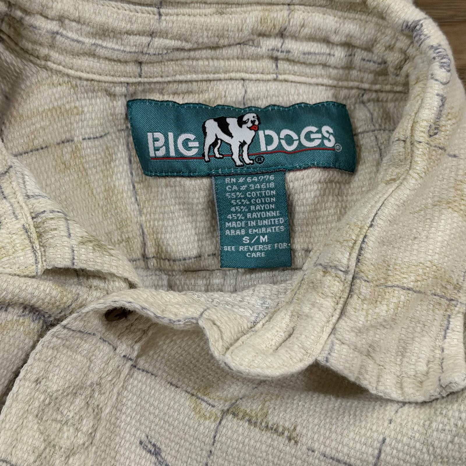 Big Dogs Vintage Y2K Big Dogs Tropical Hawaiian Button Shirt Size US M / EU 48-50 / 2 - 3 Thumbnail