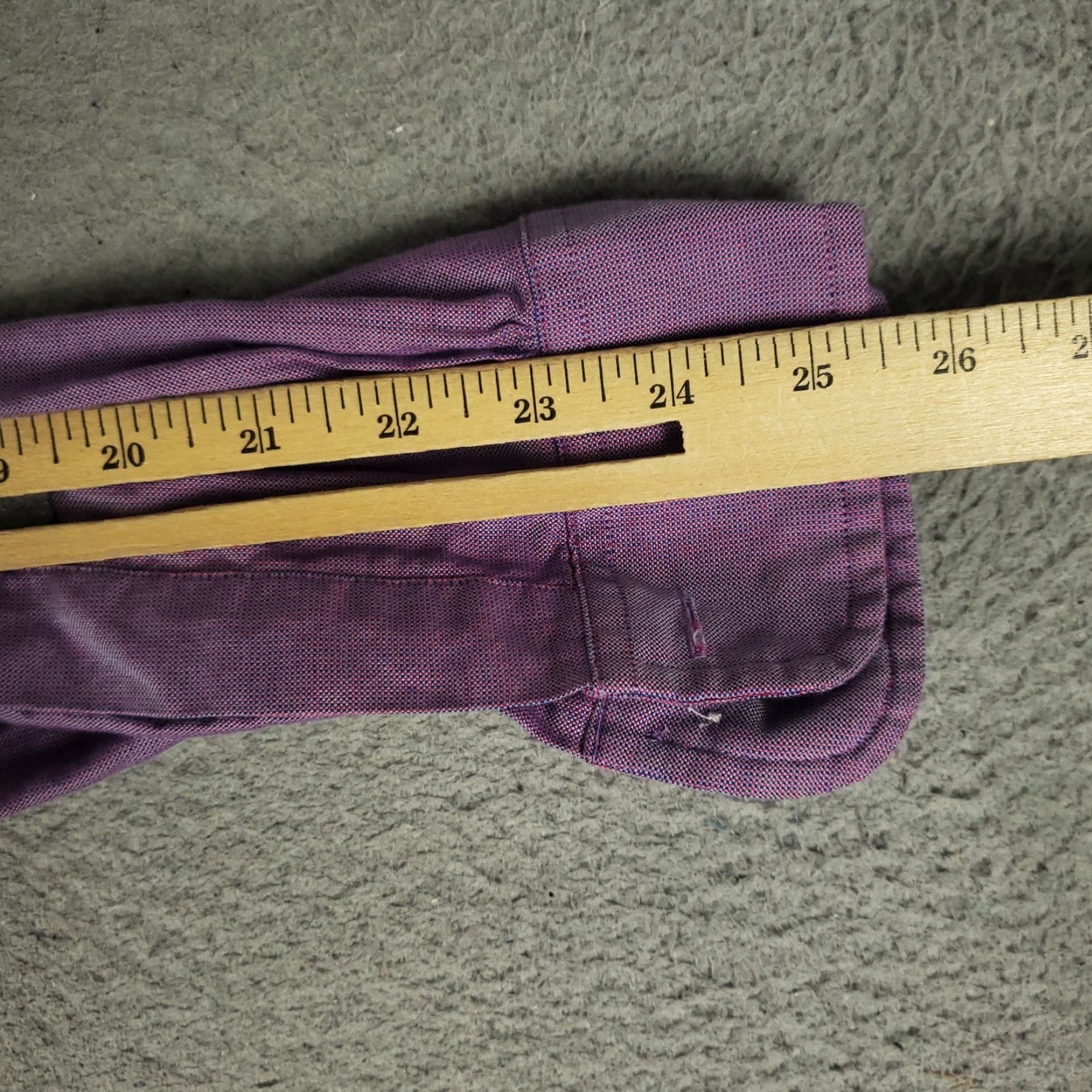 Brooks Brothers Brooks Brothers Shirt Mens 16 Purple Dress Button Up Long Sleeve Plaid Button-Front Casual Workwear Business Formal Classic American Modern Size 42R - 6 Thumbnail