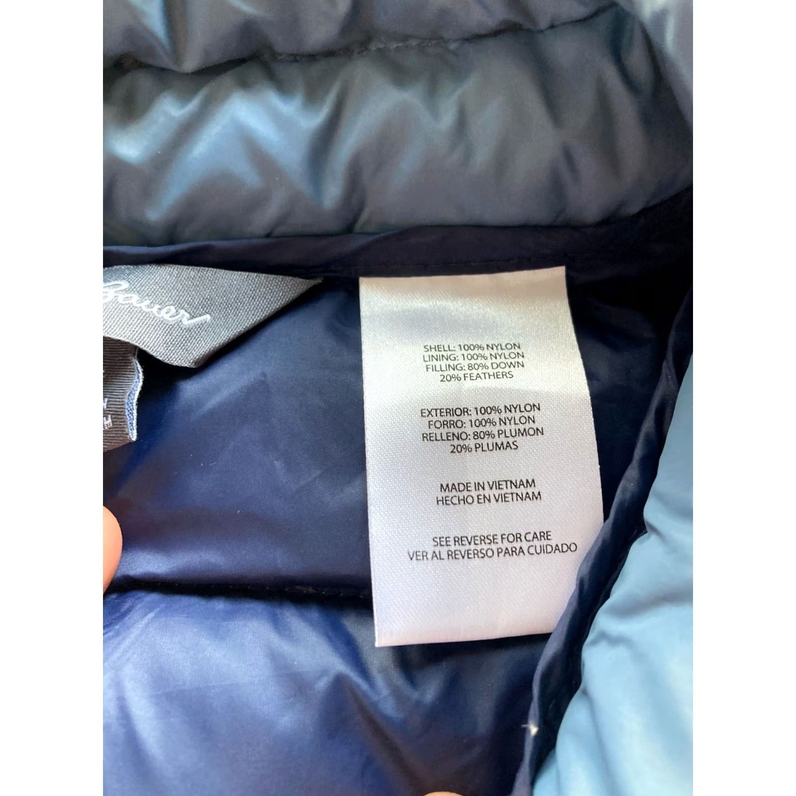 Eddie Bauer Eddie Bauer Puffer Jacket Mens 2XL Goose Down Blue Full Zip Up EB650 Packable Size US XXL / EU 58 / 5 - 6 Thumbnail