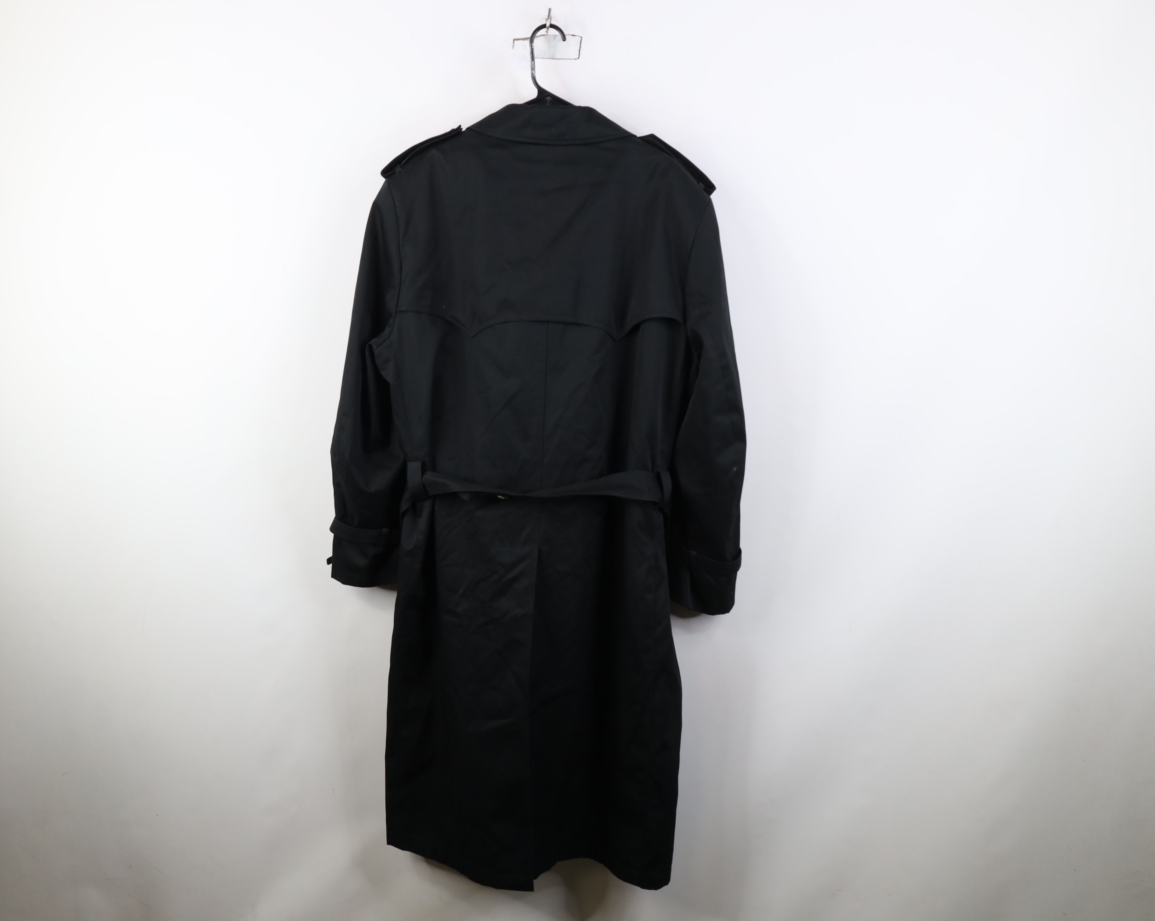 Vintage Vintage 70s Streetwear Trench Coat Rain Jacket Black USA Size US XXL / EU 58 / 5 - 13 Thumbnail