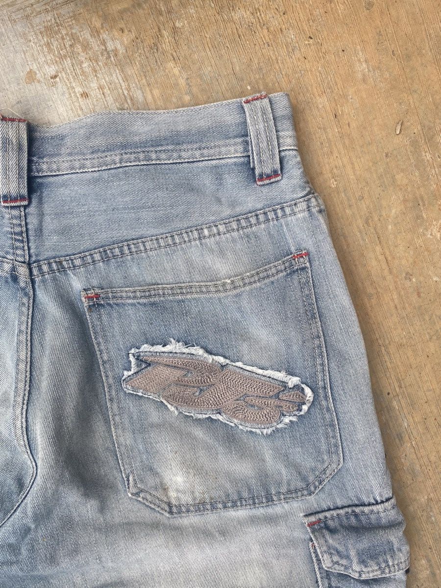 Vintage Distressed Pj’s Surf Baggy Cargo Denim Size US 31 - 10 Thumbnail