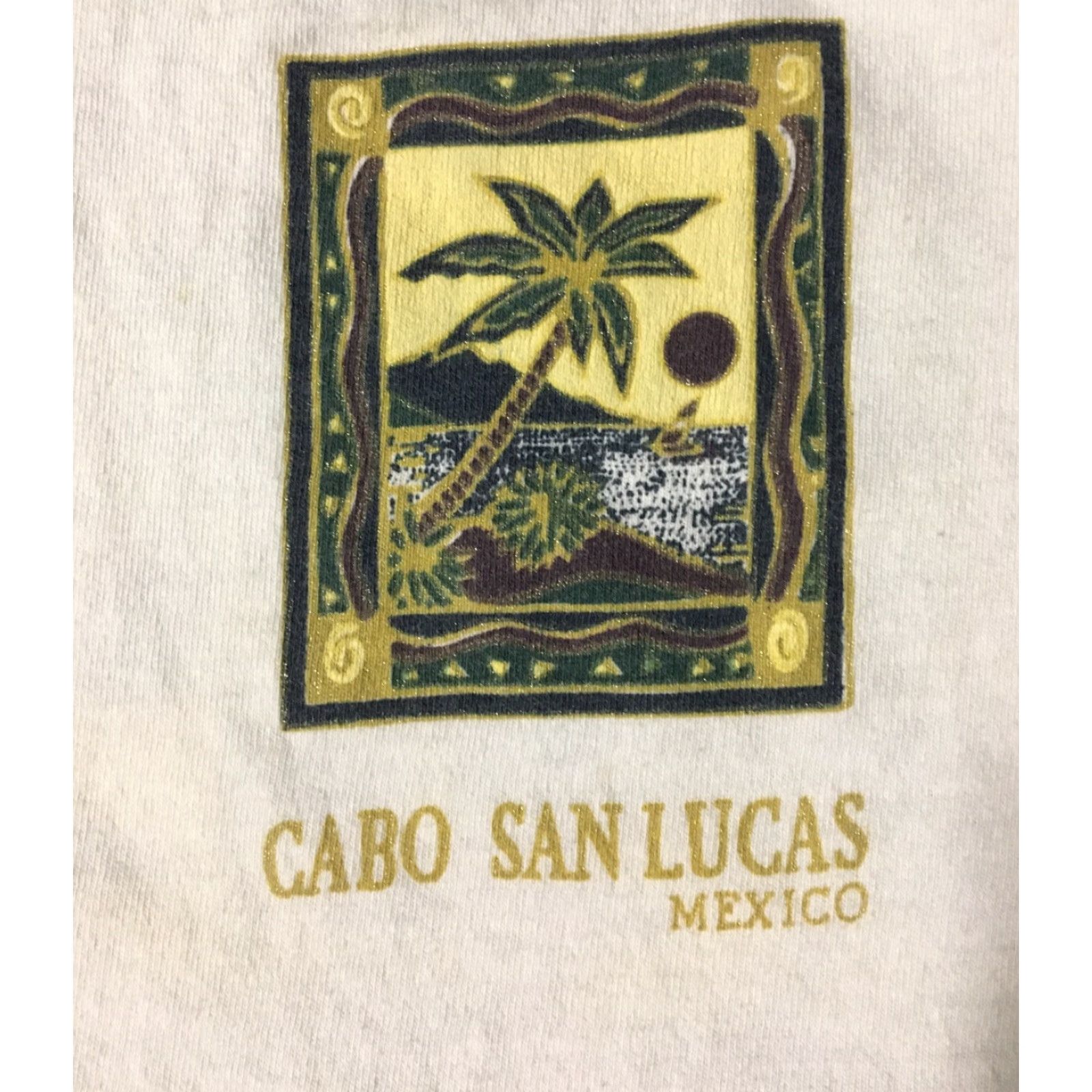 Vintage VINTAGE Cabo San Lucas Mexico 90s Tank Top Shirt XL White Beach Tropical Grunge 80s Size US XL / EU 56 / 4 - 4 Thumbnail