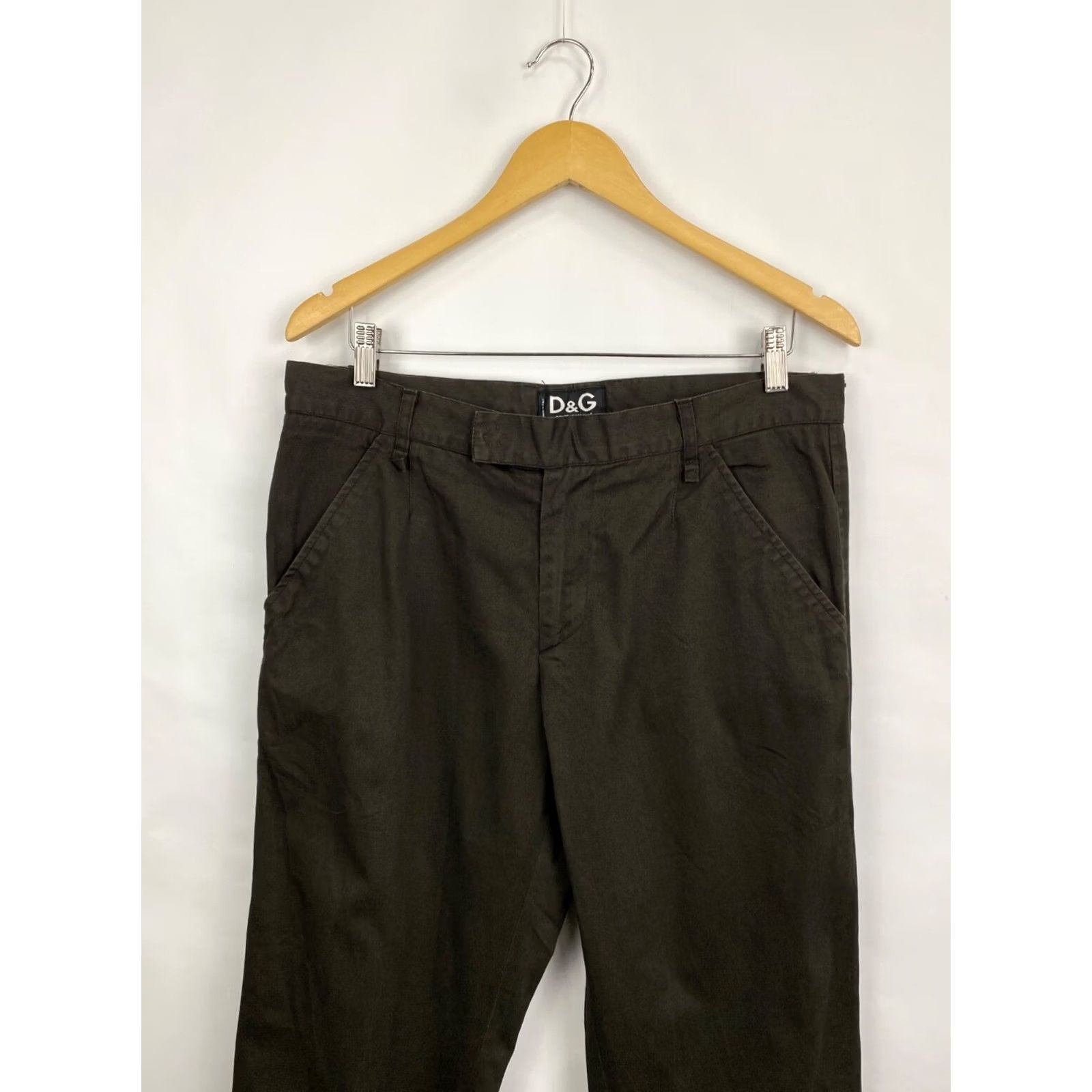Dolce & Gabbana VINTAGE Dolce&Gabbana Pants 90s Beige Beiges Mens 52 Regular 32in 83cm 19cm 22cm 32cm 90s Theme Mens Size US 36 / EU 52 - 3 Thumbnail