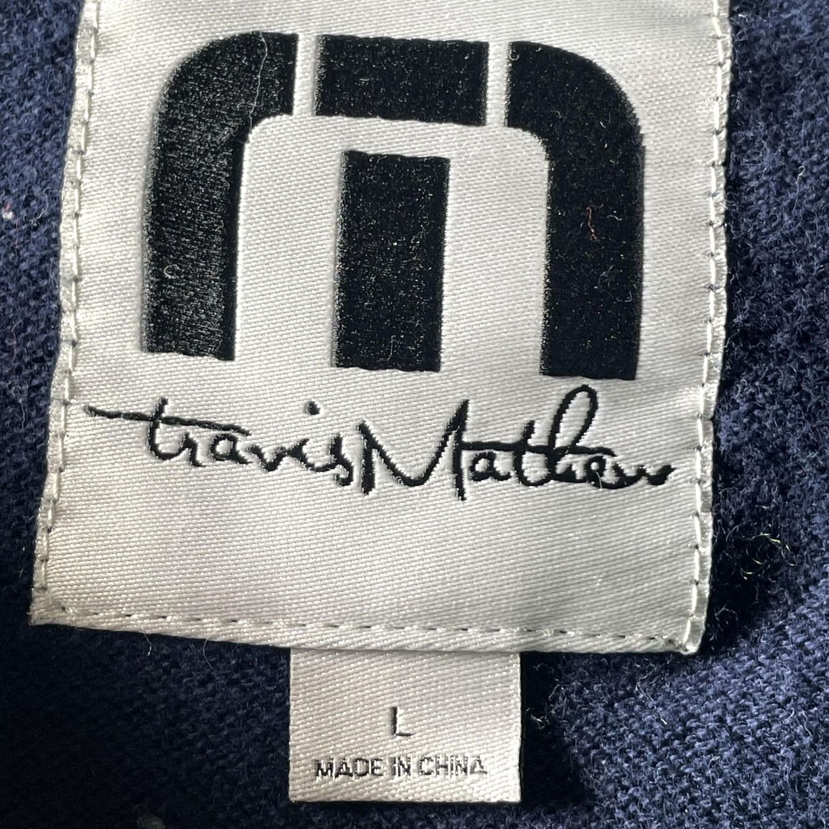 TravisMathew VINTAGE TravisMathew Sweater Mens L Navy Green Santa Golf Ugly Christmas Pullover Size US L / EU 52-54 / 3 - 4 Thumbnail