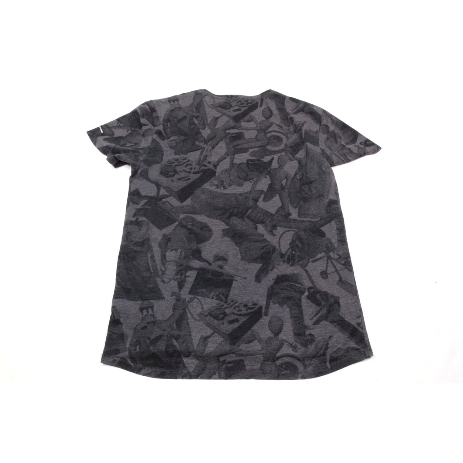 G-Star G-Star Raw Teymors Gray Cotton Short Sleeve Casual Graphic Printed Tee Mens L Size US 33 - 7 Thumbnail