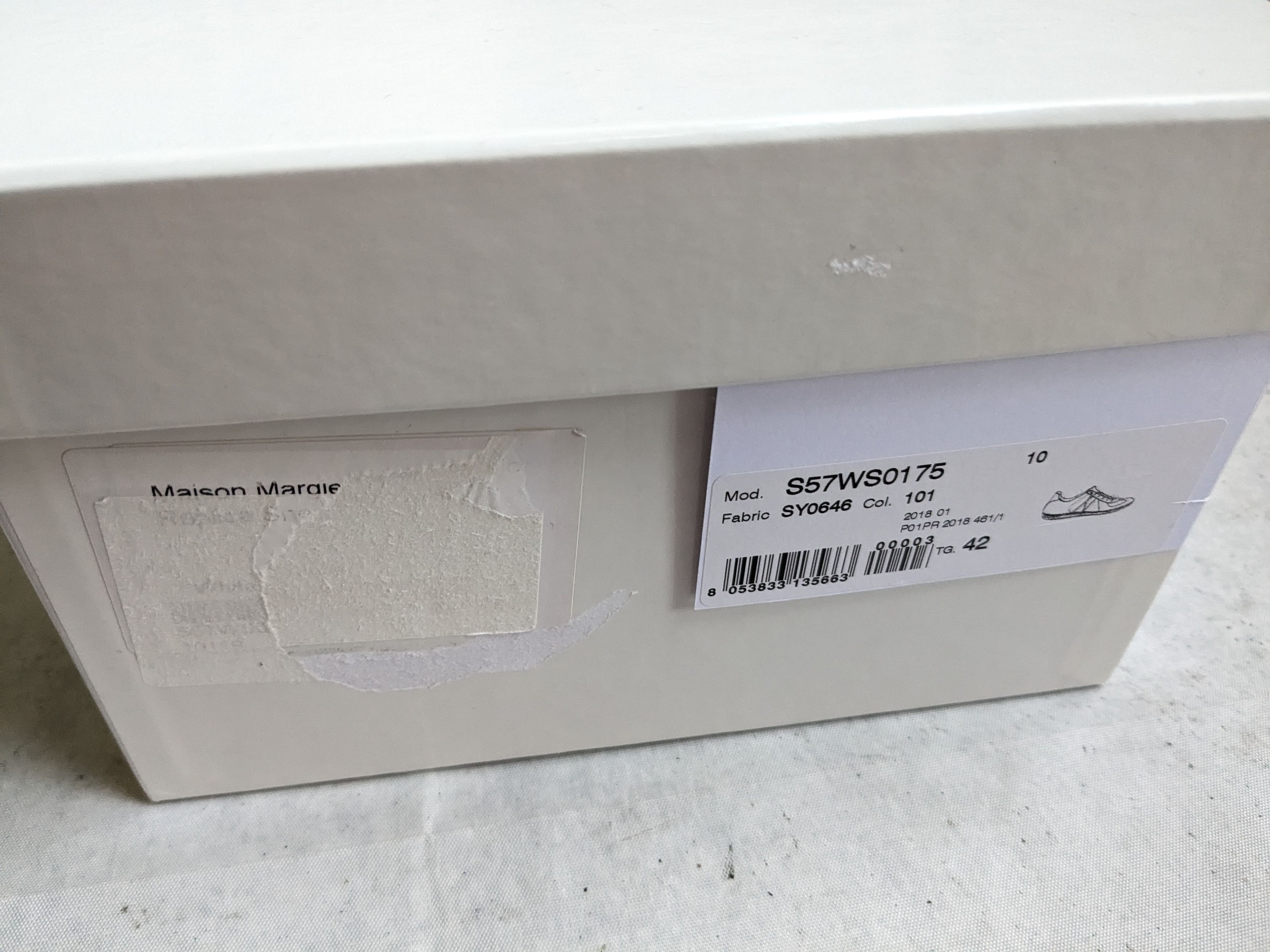 Maison Margiela Maison Margiela Replica GAT White Gray 9 42 Gum Low Tops Size US 9 / EU 42 - 21 Thumbnail