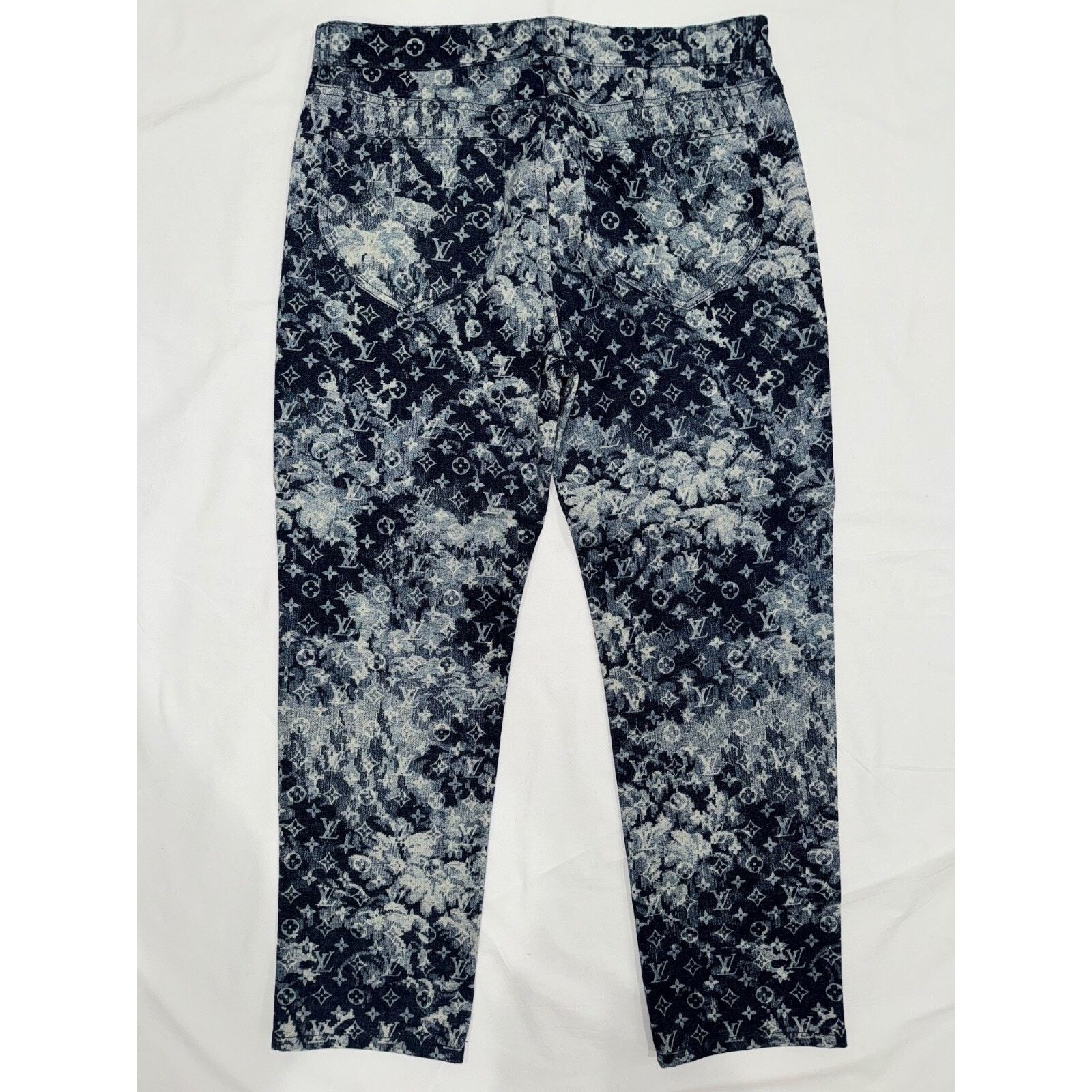 Louis Vuitton Louis Vuitton Tapestry Regular Denim Blue Monogram Logo Size US 32 / EU 48 - 9 Thumbnail