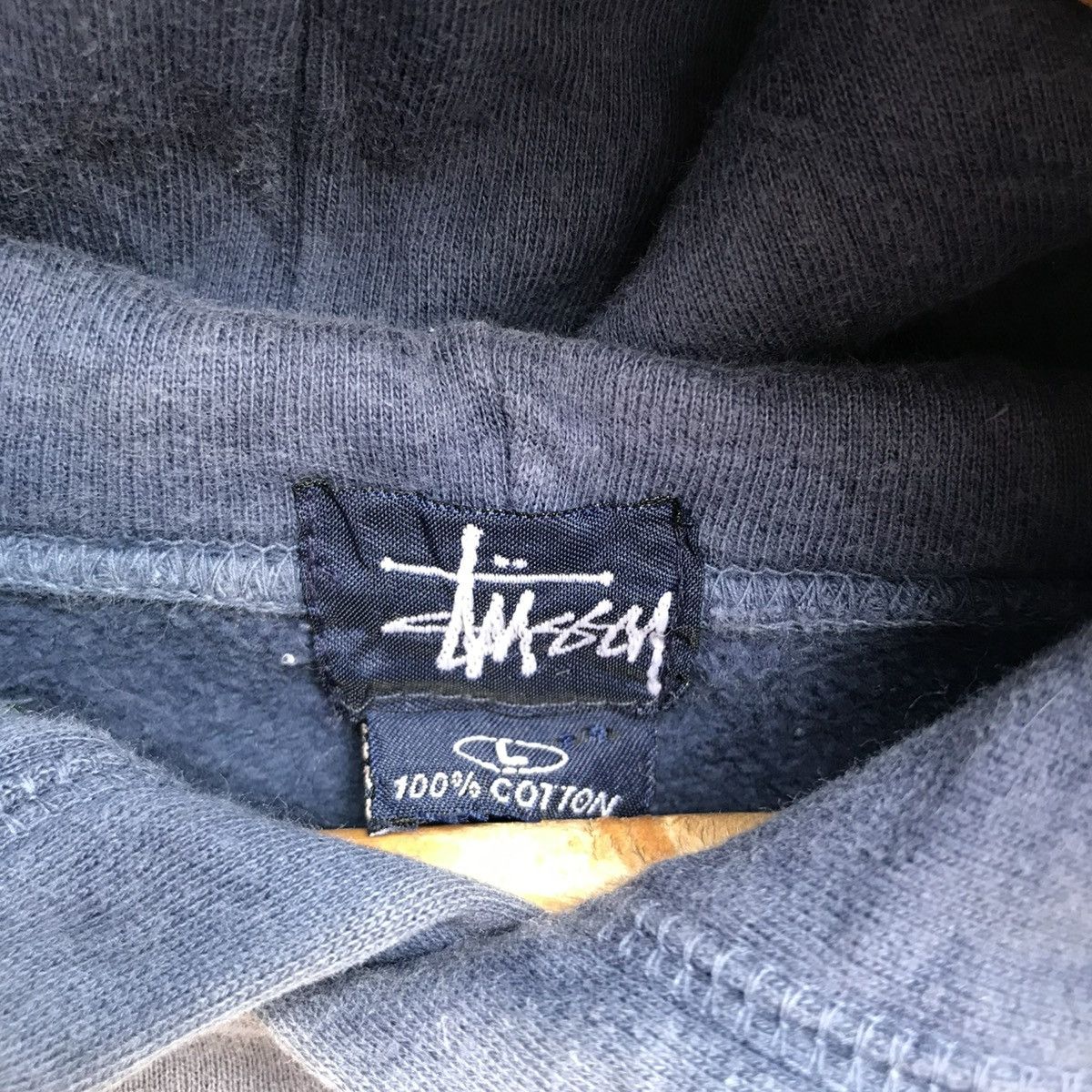 Stussy Vintage 90s STUSSY thrashed hoodie faded plain Size US XL / EU 56 / 4 - 4 Thumbnail