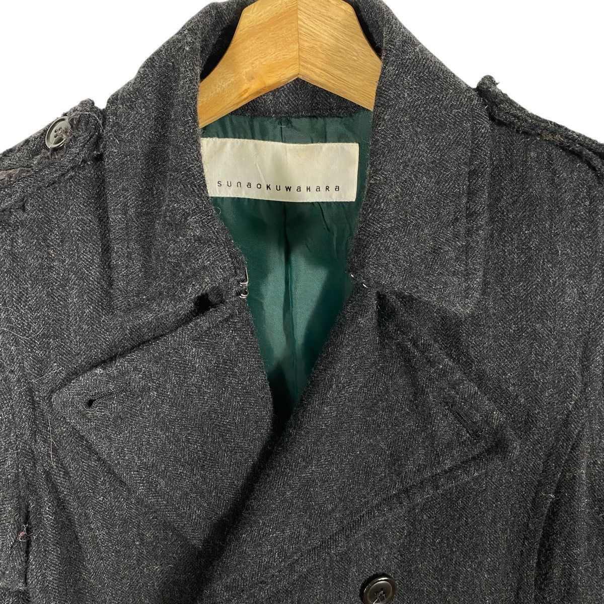 Issey Miyake × Sunao Kuwahara × Tsumori Chisato Vintage Sunao Kuwahara By Issey Miyake Double Breasted Wool Size M / US 6-8 / IT 42-44 - 5 Thumbnail