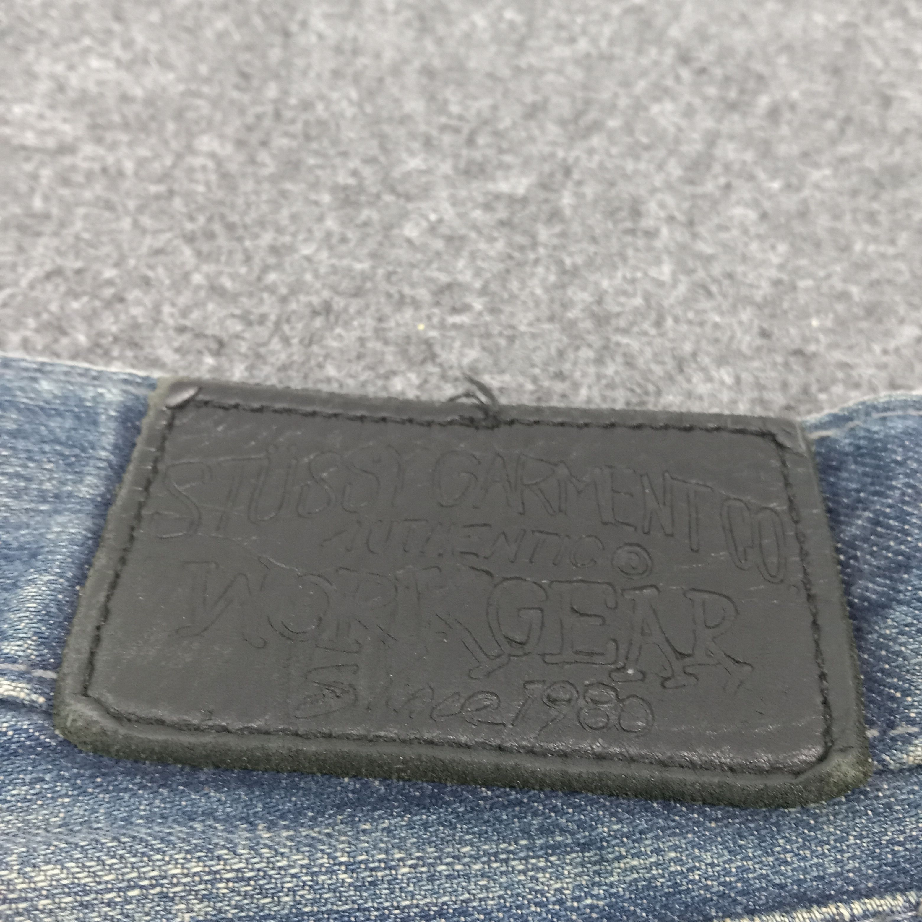 Stussy Stussy Authentic American Custom Logo Denim Jeans C265N5 Size US 34 / EU 50 - 3 Thumbnail