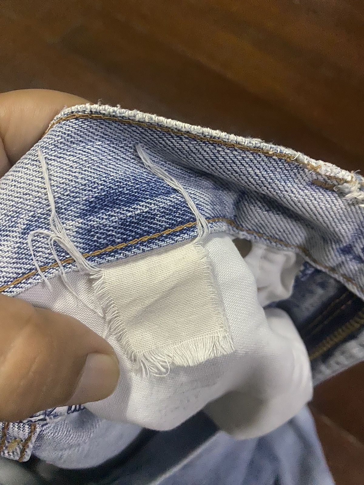 Levi's Vintage 90s levis BIG E LVC distressed selvedge denim Size 30" / US 8 / IT 44 - 10 Thumbnail