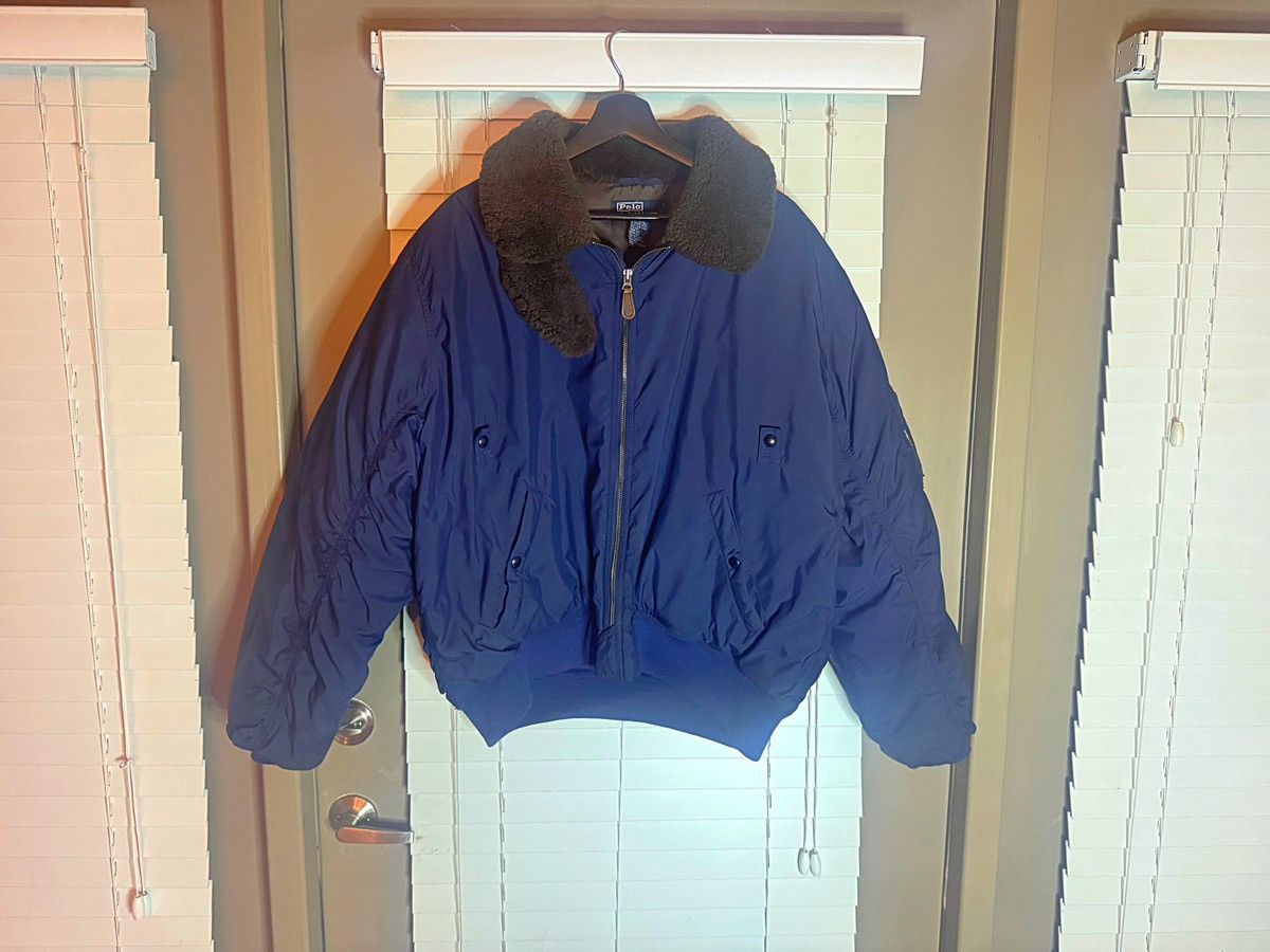 Polo Ralph Lauren Wool collar Flight coat Size US XL / EU 56 / 4 - 13 Thumbnail