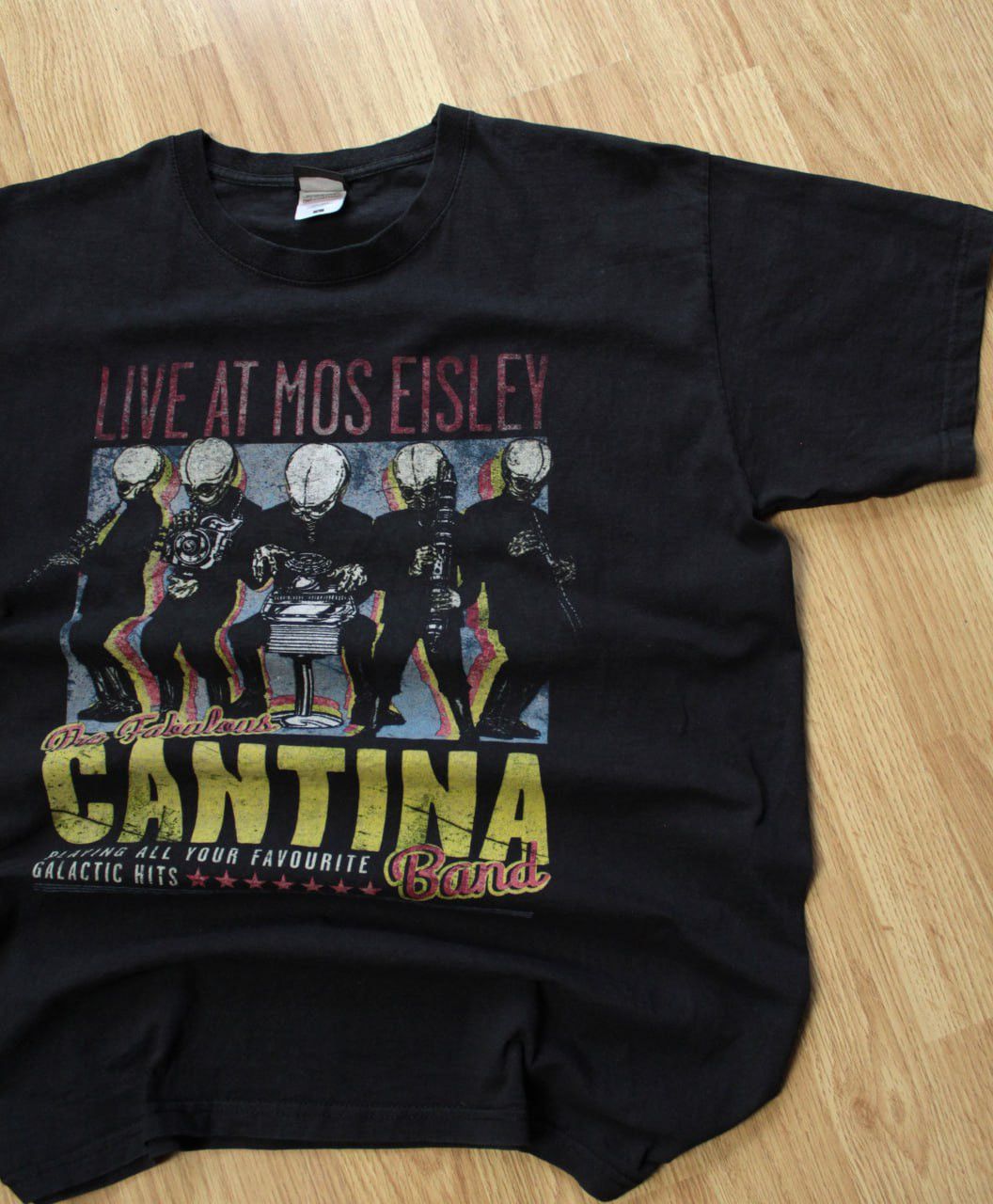 Star Wars 🔥 Star Wars Mos Eisley Spaceport Cantina Band Movie T Shirt Size US L / EU 52-54 / 3 - 3 Thumbnail