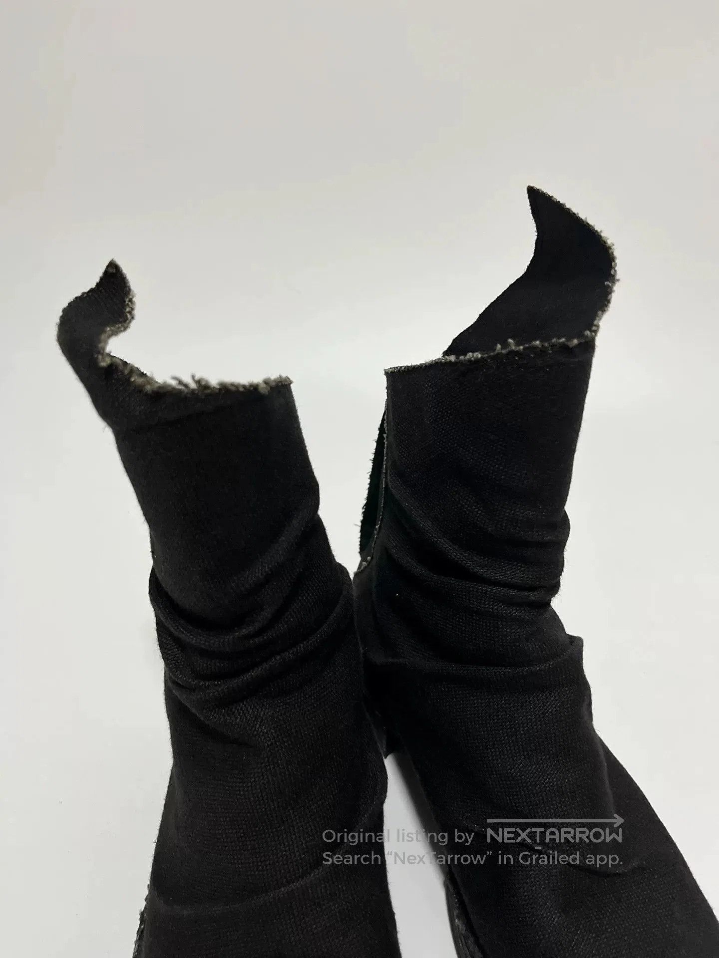 Yohji Yamamoto Yohji Yamamoto x CHEREVICHKIOTVICHKI Linen Boots. Size US 6 / IT 36 - 8 Thumbnail