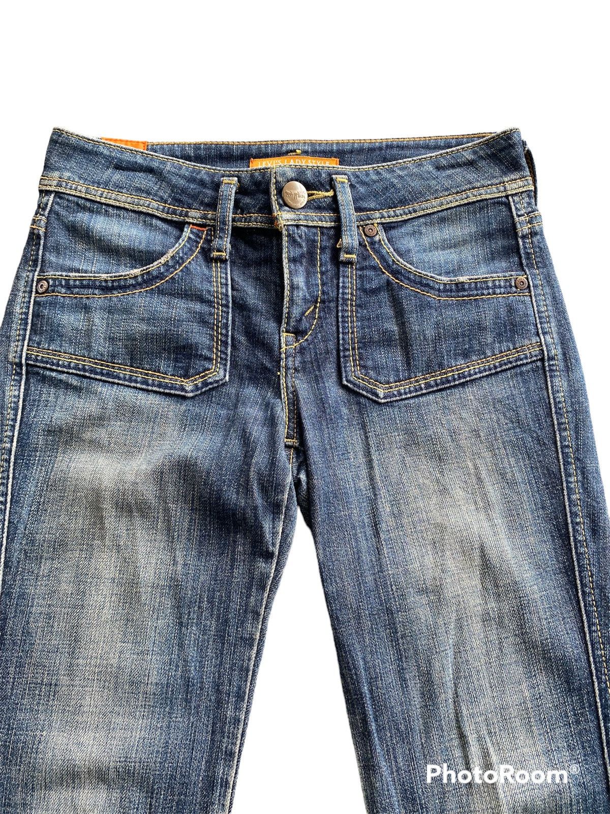 Levi's × Vintage Flare Jeans Levi’s Lady Style Mud Rusty Size 28" / US 6 / IT 42 - 8 Thumbnail