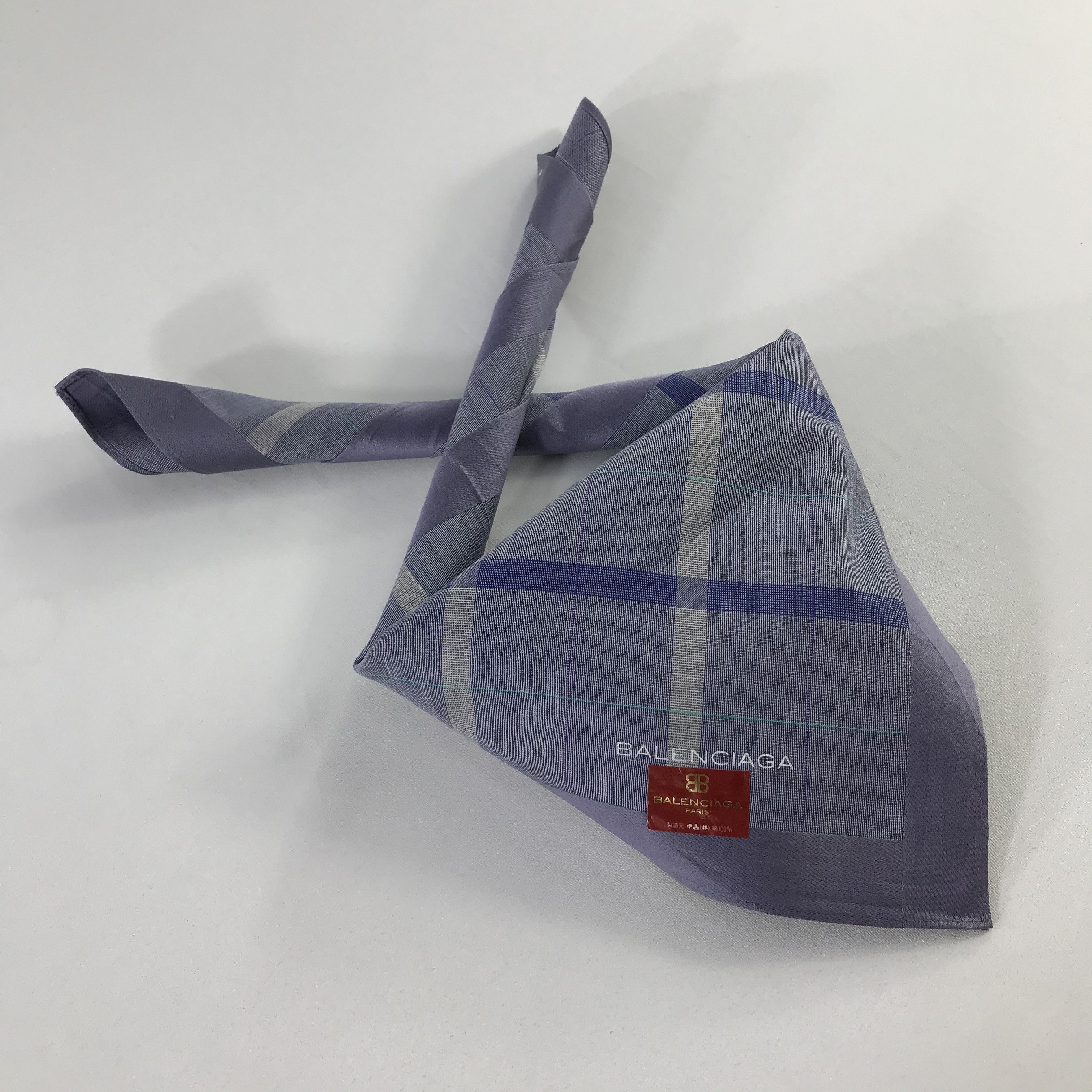 Vintage Vintage Balenciaga Bandana / Handkerchief /Neckerchief -S938 Size ONE SIZE - 4 Thumbnail