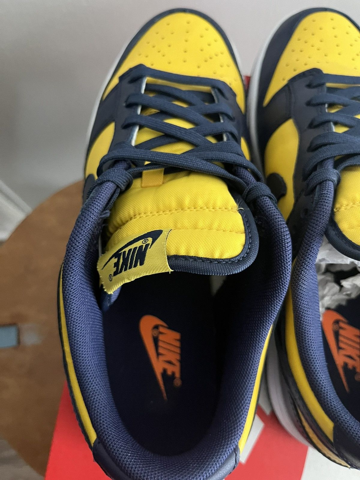 Nike Size 8.5 - Nike Dunk Low Michigan 2021 Size US 8.5 / EU 41-42 - 11 Thumbnail