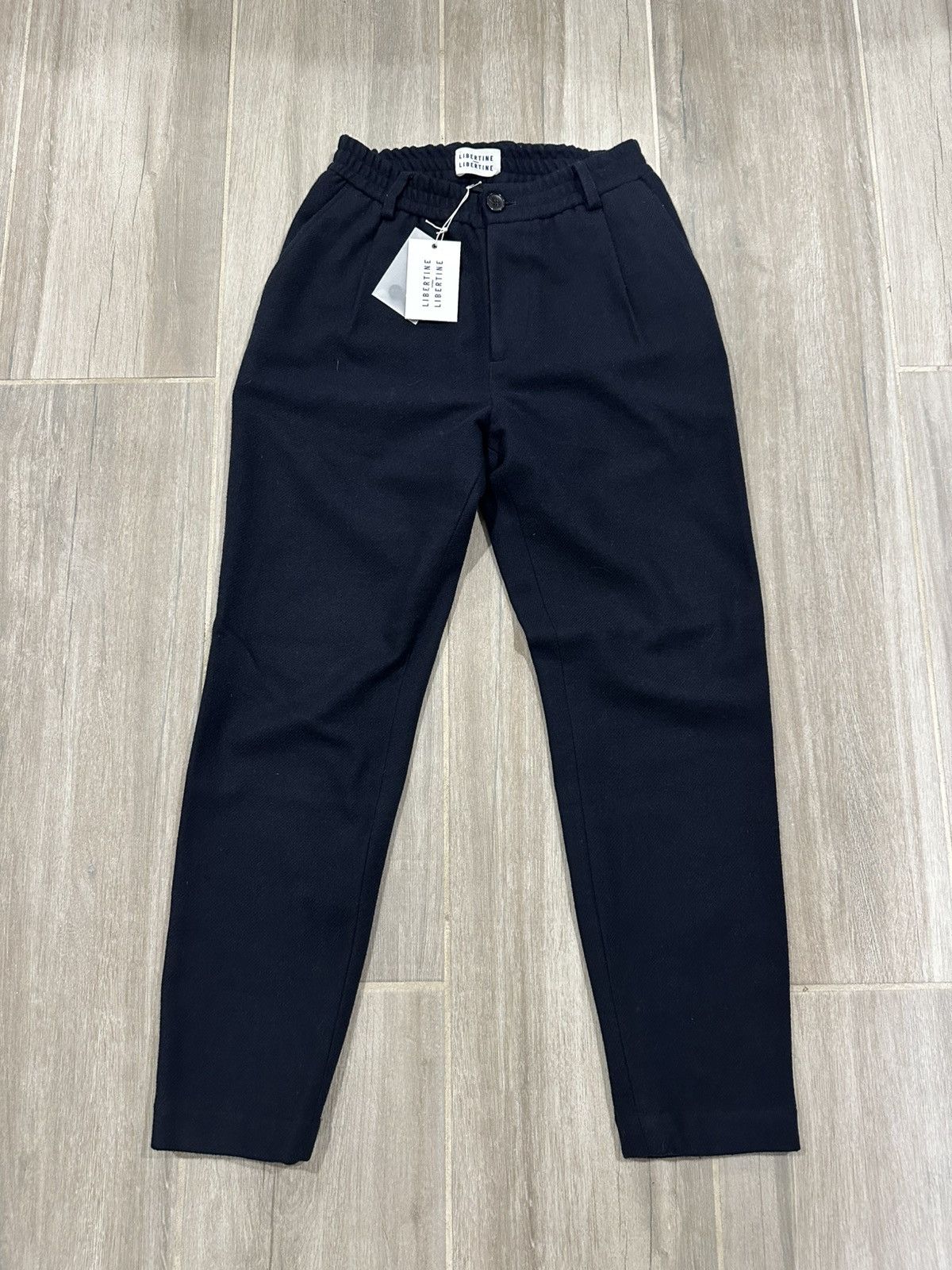 Libertine-Libertine Libertine-Libertine Navy Wool Trouser Pant Size US 32 / EU 48 - 1 Thumbnail