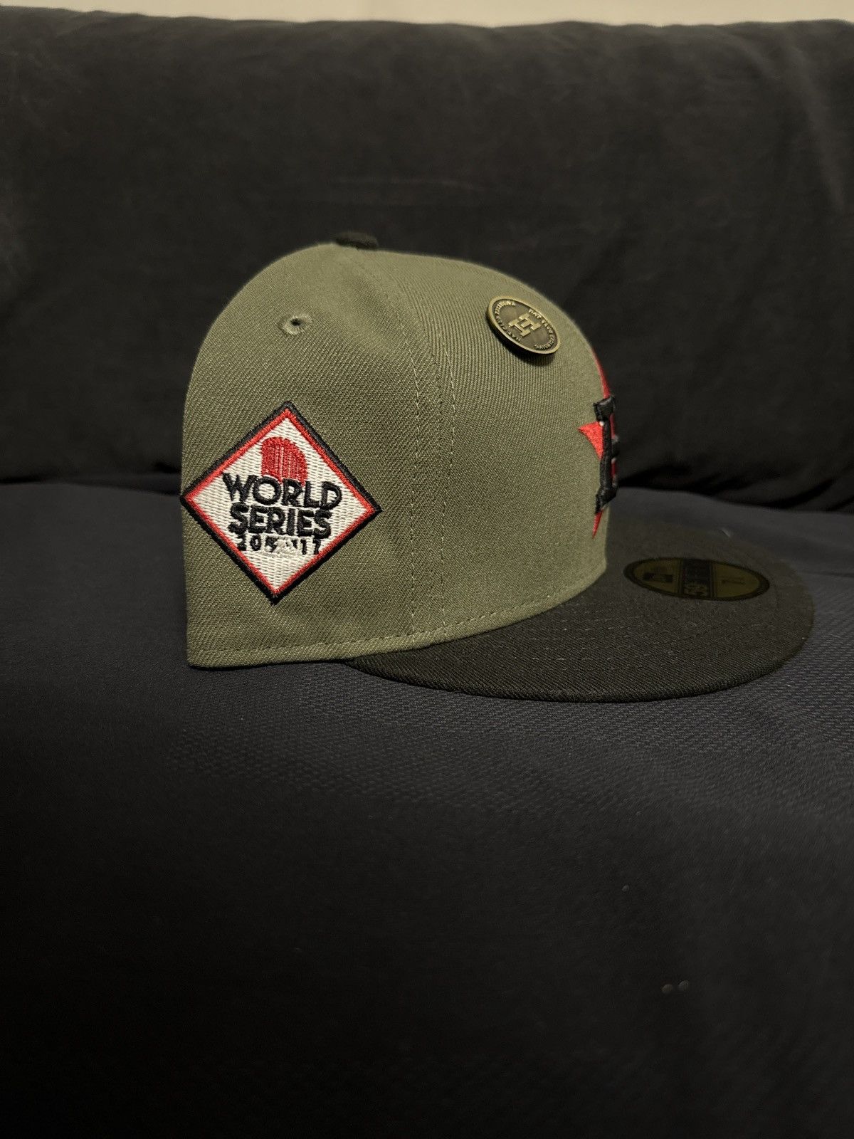 New Era New era Houston Astros 7 3/8 Size ONE SIZE - 2 Thumbnail