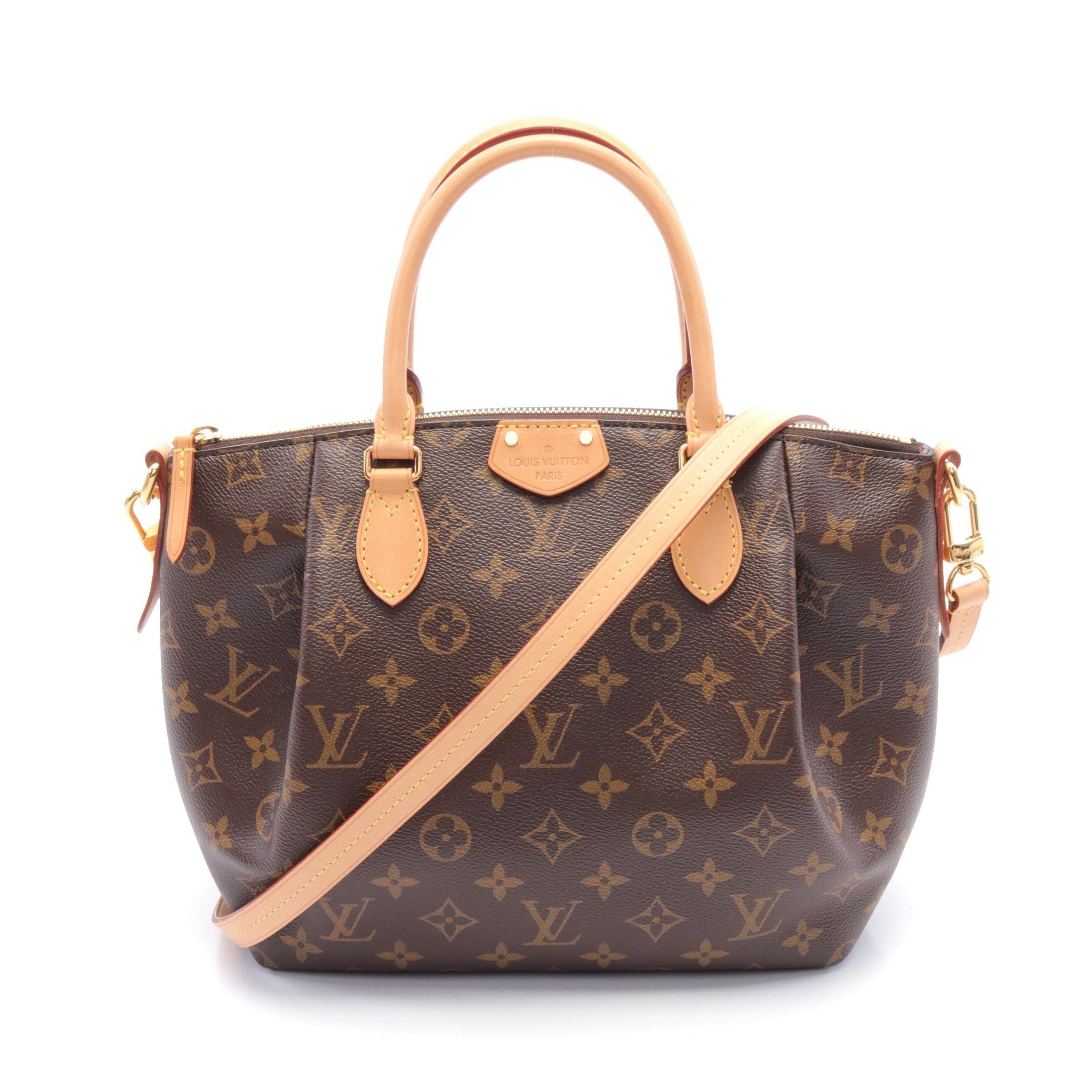 Louis Vuitton Louis Vuitton Turen Pm Monogram Handbag Leather Brown Size ONE SIZE - 1 Thumbnail