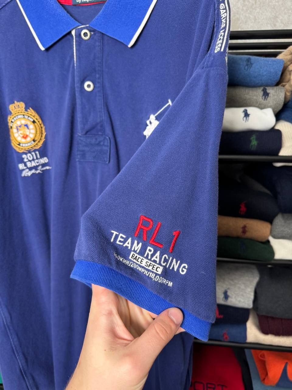 Polo Ralph Lauren Vintage Polo Ralph Lauren France Size US XXL / EU 58 / 5 - 4 Thumbnail