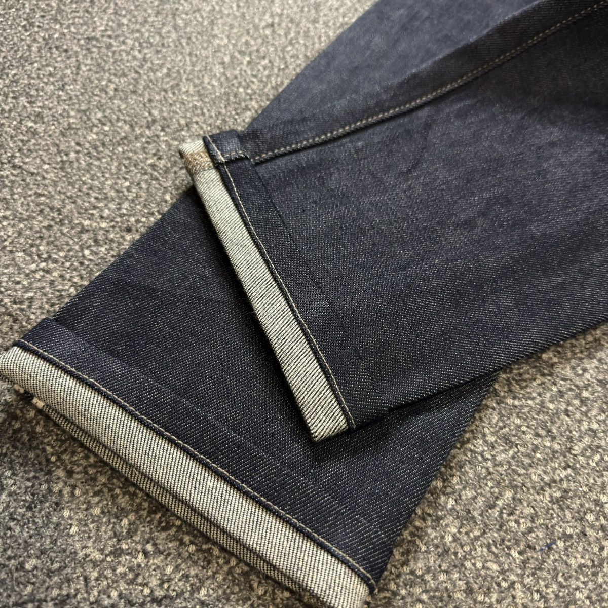 Undercover × Uniqlo 🔥🇯🇵 Japanese Raw Denim Uniqlo Indigo Selvedge Archive Jeans Size US 31 - 10 Thumbnail