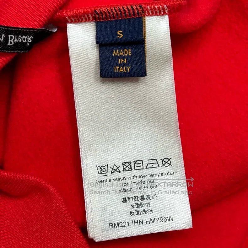 Louis Vuitton Louis Vuitton Big Red Clock Slogan Hoodie Size US S / EU 44-46 / 1 - 5 Thumbnail